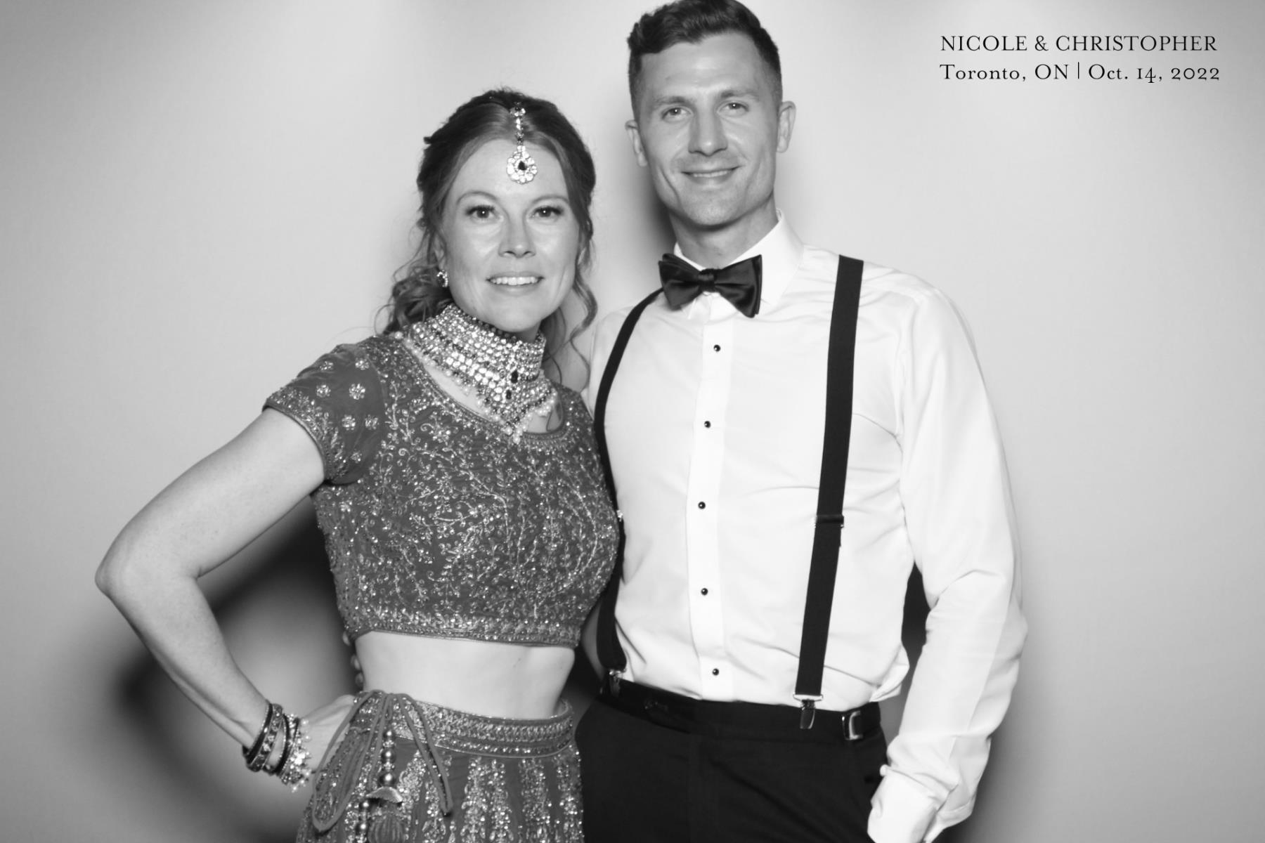 Christopher & Nicole | View more photos from the event at gallery.myselfiemirror.ca/u/romanmyselfiemirrorca/Christopher-Nicole