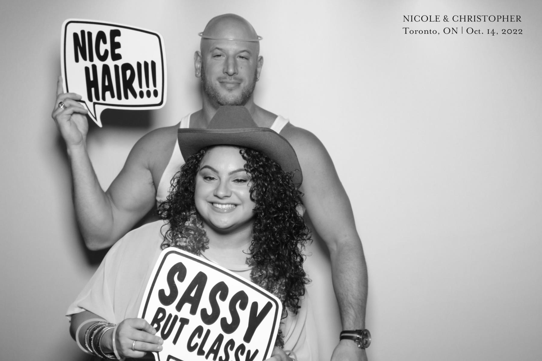 Christopher & Nicole | View more photos from the event at gallery.myselfiemirror.ca/u/romanmyselfiemirrorca/Christopher-Nicole