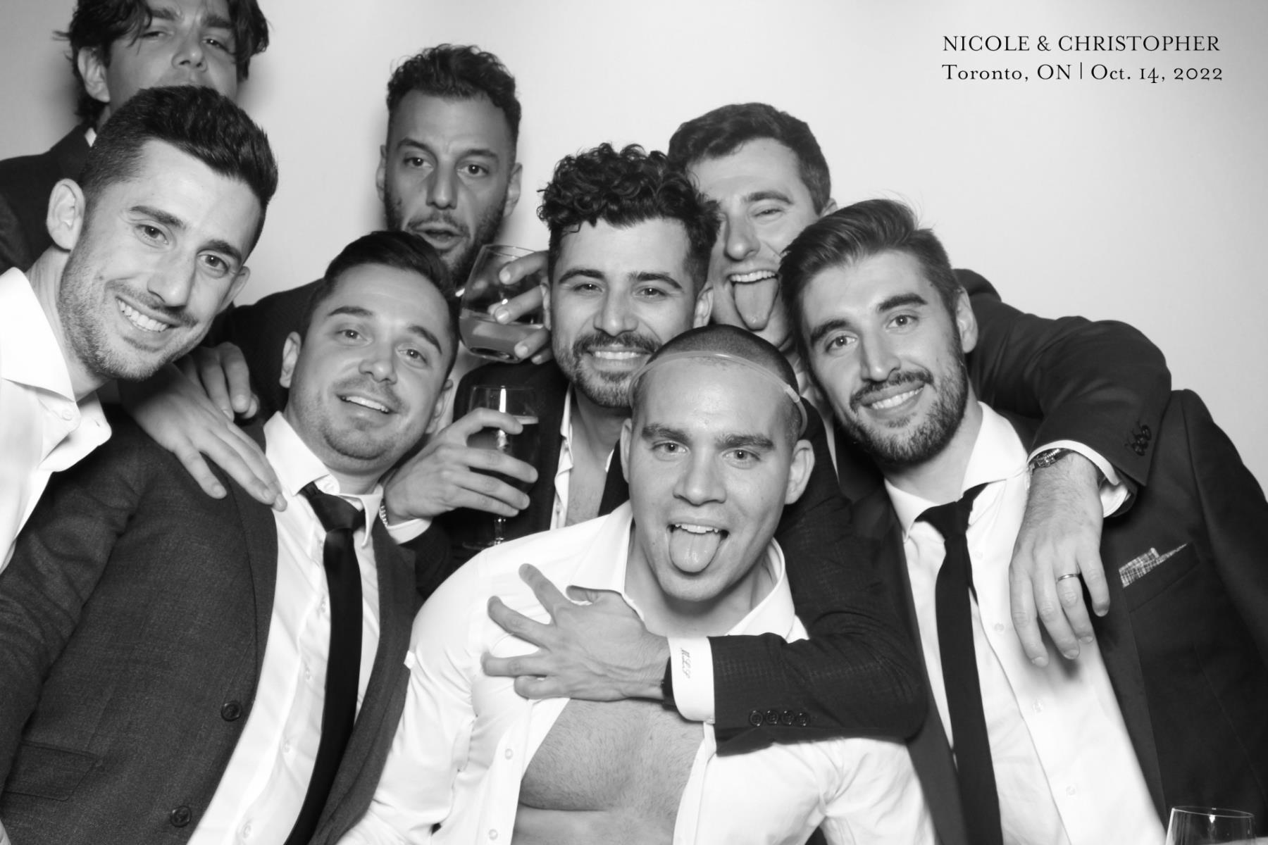 Christopher & Nicole | View more photos from the event at gallery.myselfiemirror.ca/u/romanmyselfiemirrorca/Christopher-Nicole