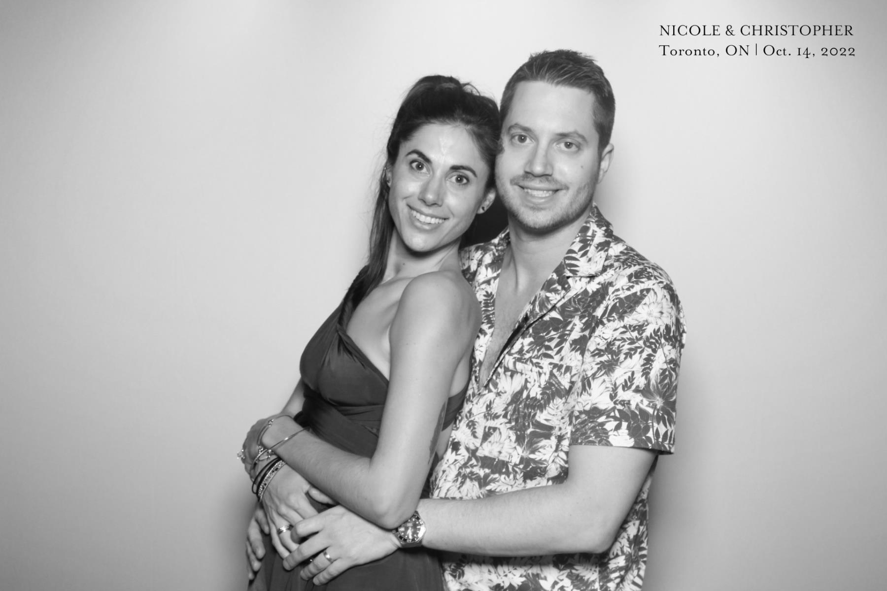 Christopher & Nicole | View more photos from the event at gallery.myselfiemirror.ca/u/romanmyselfiemirrorca/Christopher-Nicole