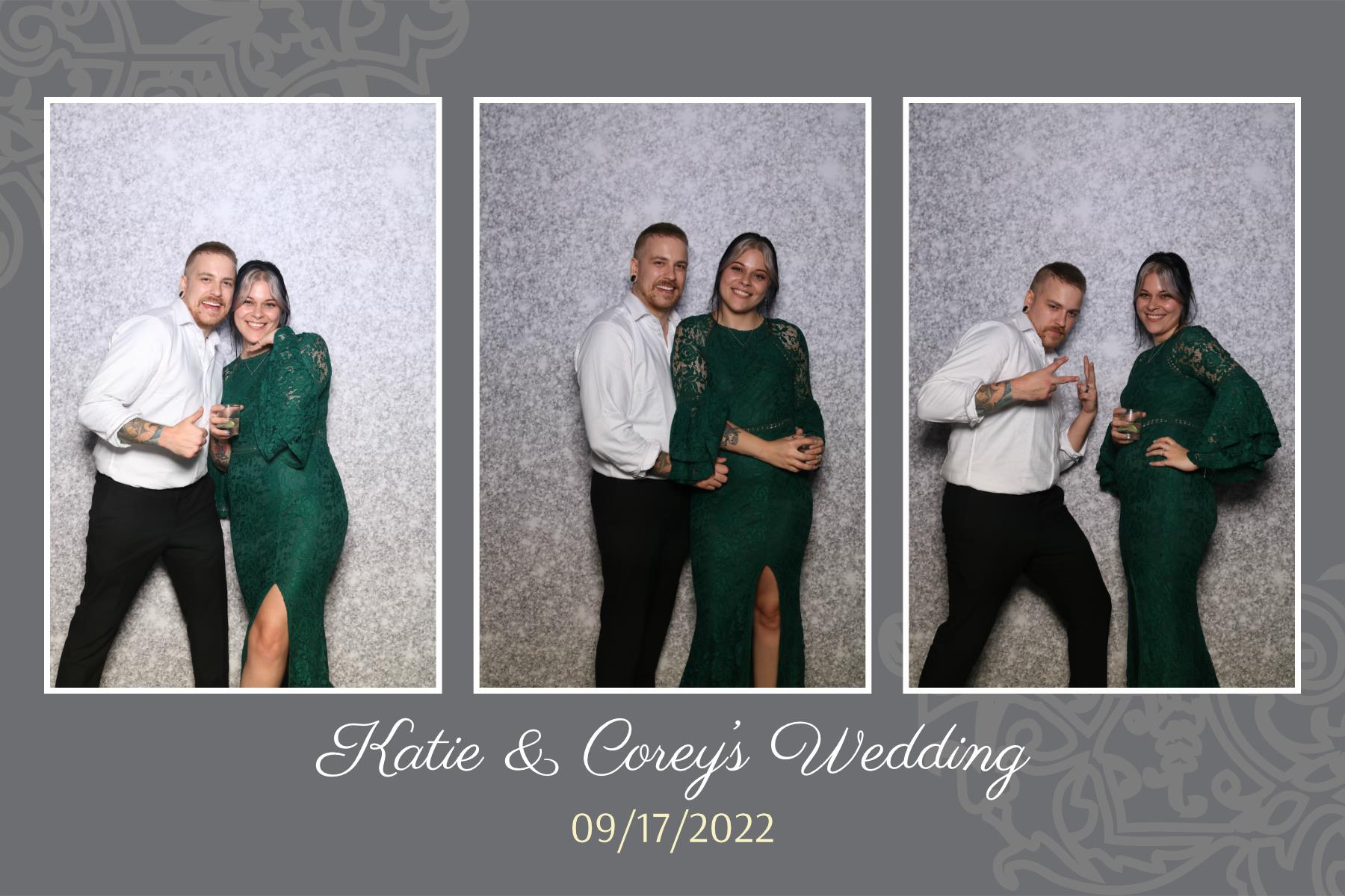 Corey & Katie | View more photos from the event at gallery.myselfiemirror.ca/u/romanmyselfiemirrorca/Corey-Katie