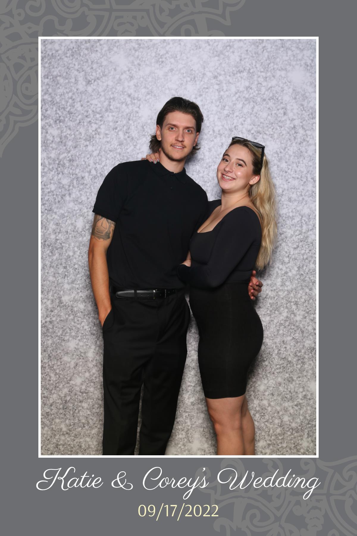 Corey & Katie | View more photos from the event at gallery.myselfiemirror.ca/u/romanmyselfiemirrorca/Corey-Katie