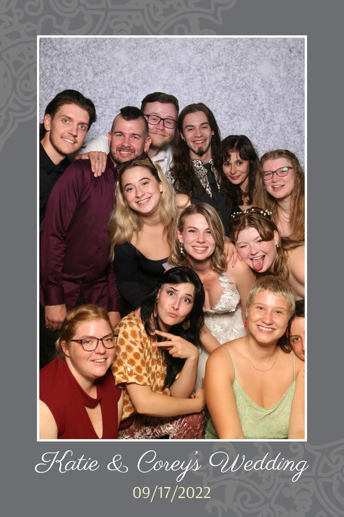 Corey & Katie | View more photos from the event at gallery.myselfiemirror.ca/u/romanmyselfiemirrorca/Corey-Katie