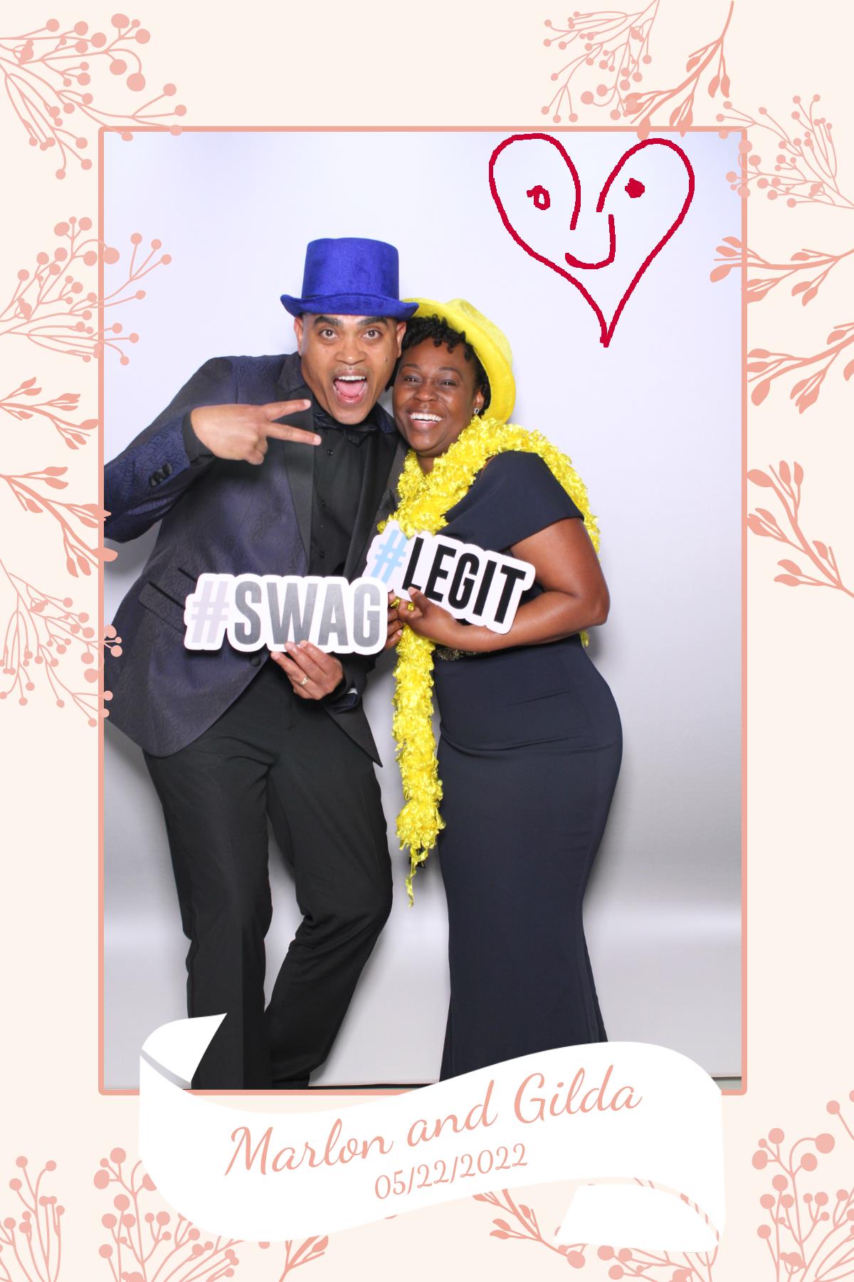 Gilda & Marlon | View more photos from the event at gallery.myselfiemirror.ca/u/romanmyselfiemirrorca/Gilda-Marlon