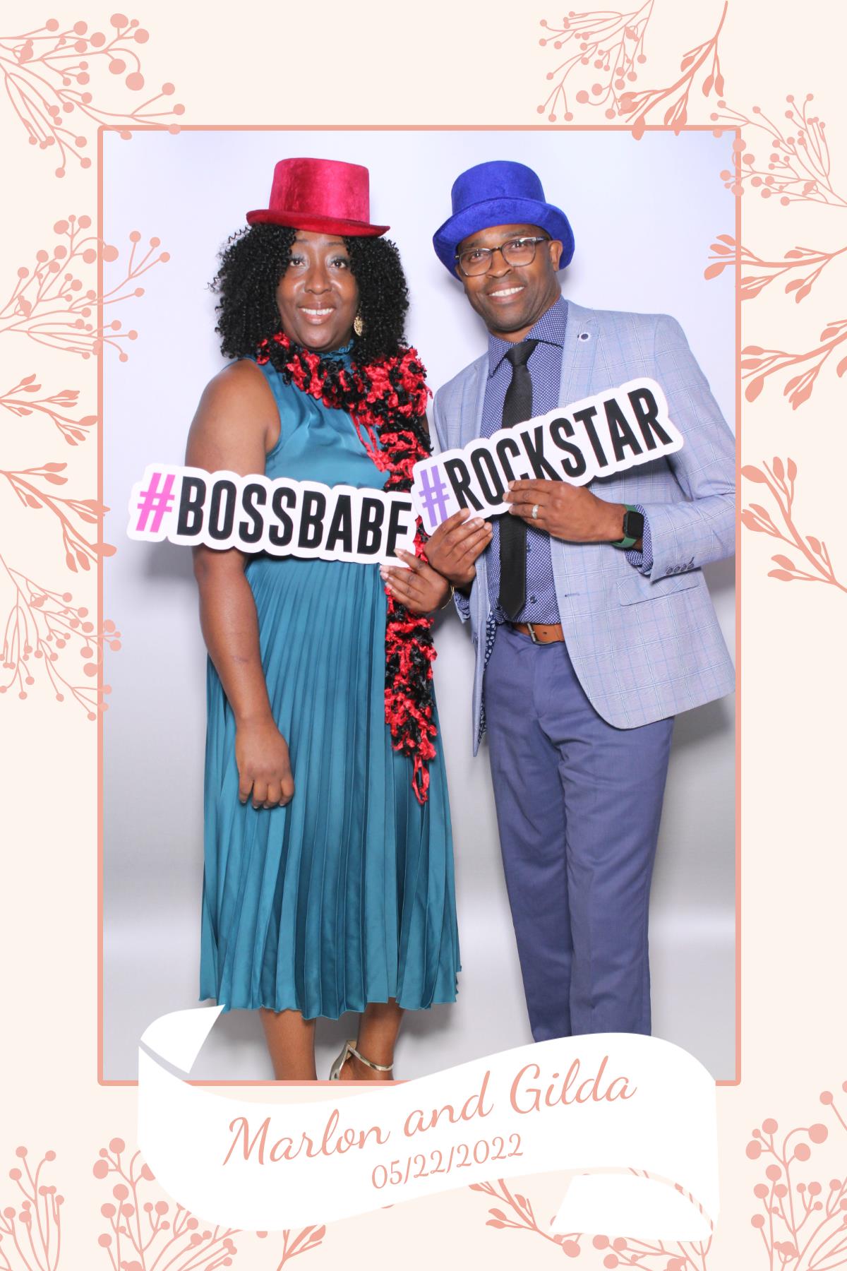 Gilda & Marlon | View more photos from the event at gallery.myselfiemirror.ca/u/romanmyselfiemirrorca/Gilda-Marlon