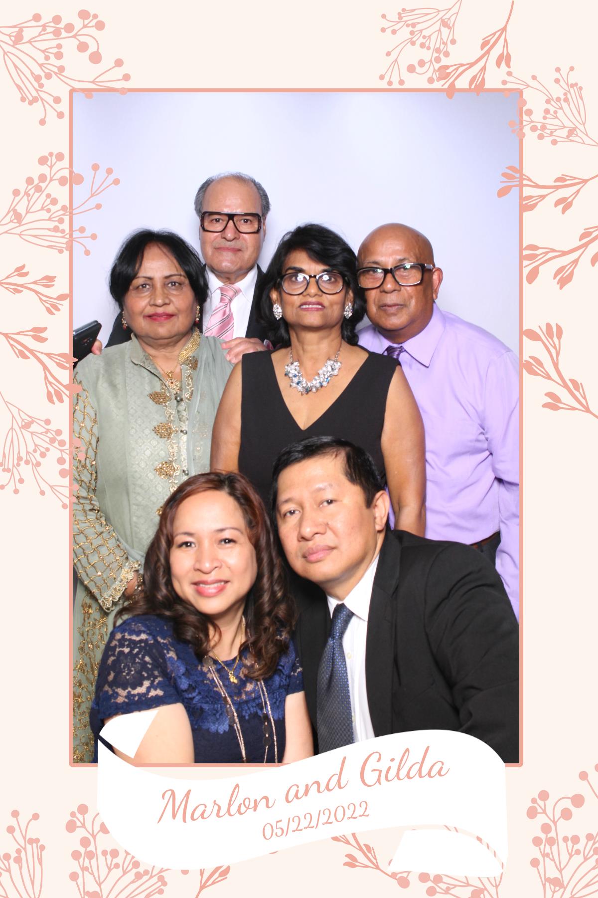 Gilda & Marlon | View more photos from the event at gallery.myselfiemirror.ca/u/romanmyselfiemirrorca/Gilda-Marlon