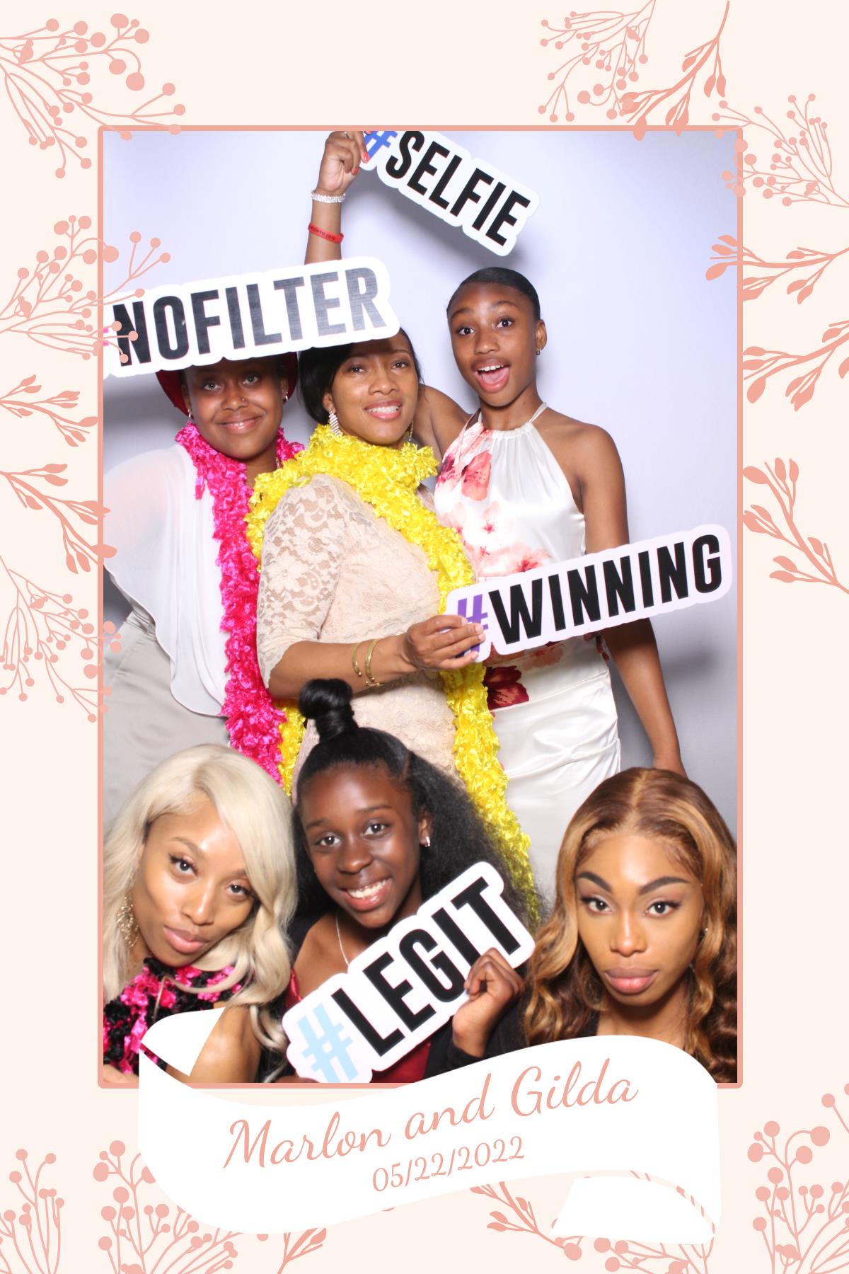 Gilda & Marlon | View more photos from the event at gallery.myselfiemirror.ca/u/romanmyselfiemirrorca/Gilda-Marlon