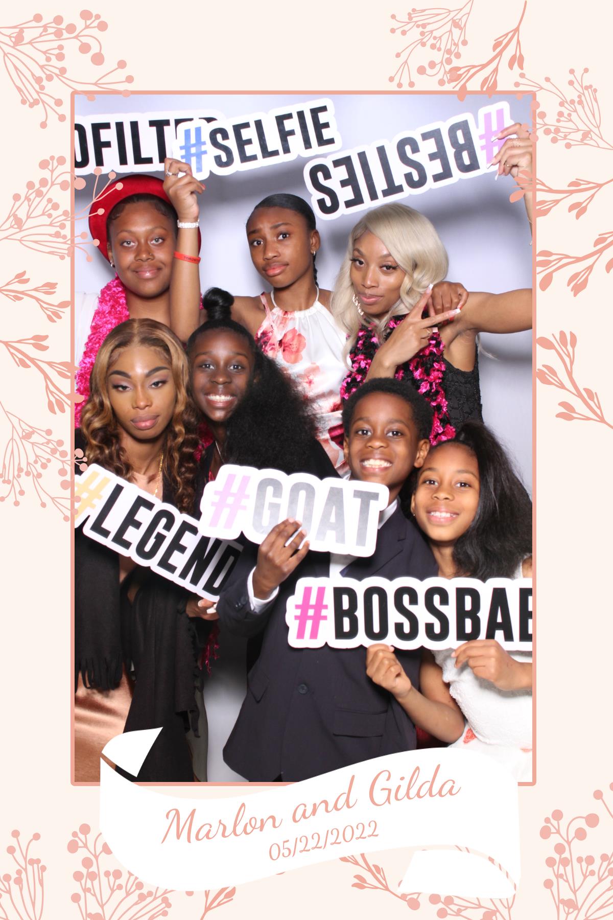 Gilda & Marlon | View more photos from the event at gallery.myselfiemirror.ca/u/romanmyselfiemirrorca/Gilda-Marlon