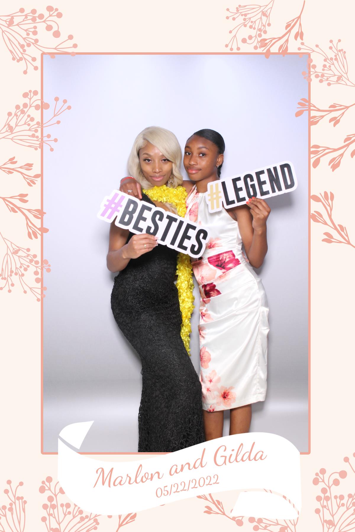 Gilda & Marlon | View more photos from the event at gallery.myselfiemirror.ca/u/romanmyselfiemirrorca/Gilda-Marlon