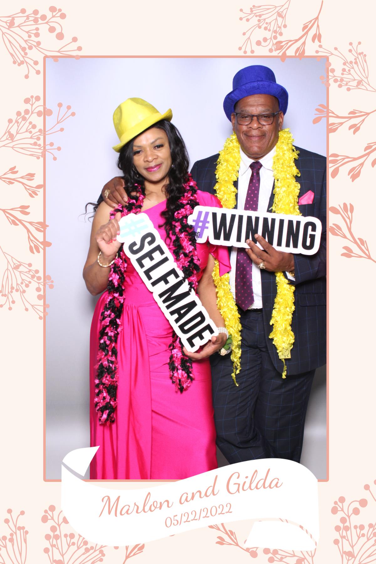 Gilda & Marlon | View more photos from the event at gallery.myselfiemirror.ca/u/romanmyselfiemirrorca/Gilda-Marlon