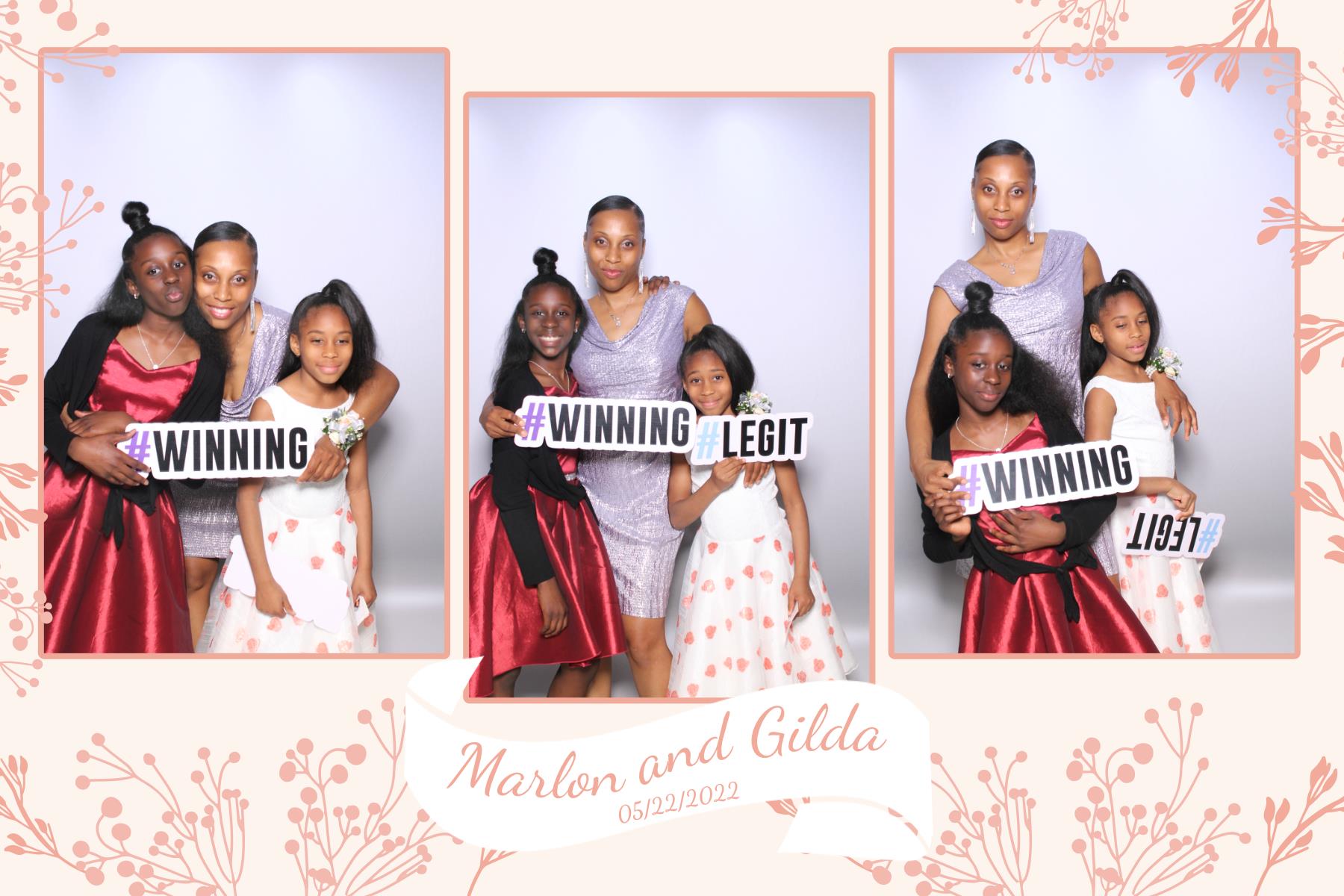 Gilda & Marlon | View more photos from the event at gallery.myselfiemirror.ca/u/romanmyselfiemirrorca/Gilda-Marlon