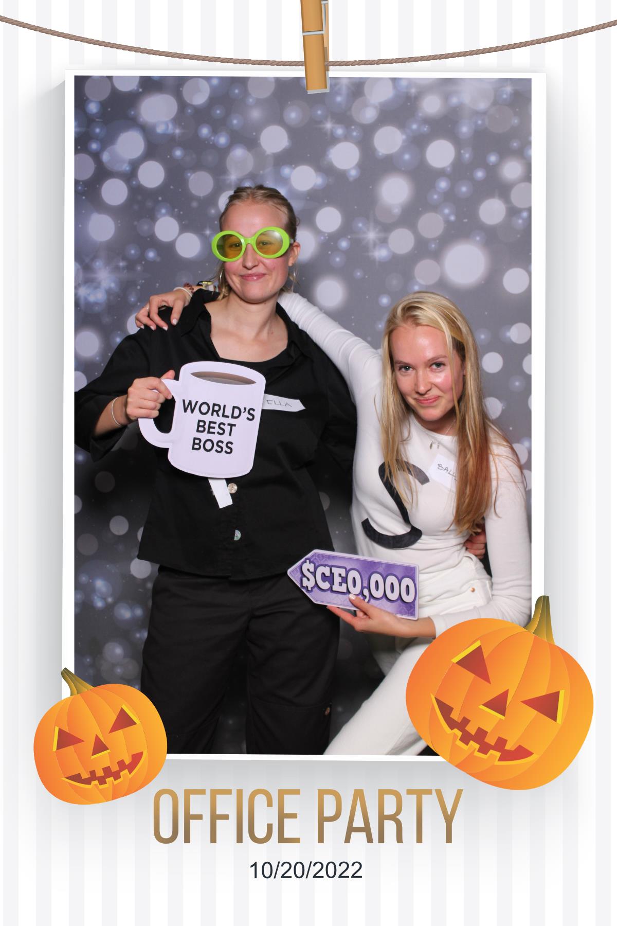 Halloween Office Party | View more photos from the event at gallery.myselfiemirror.ca/u/romanmyselfiemirrorca/Halloween-Office-Party