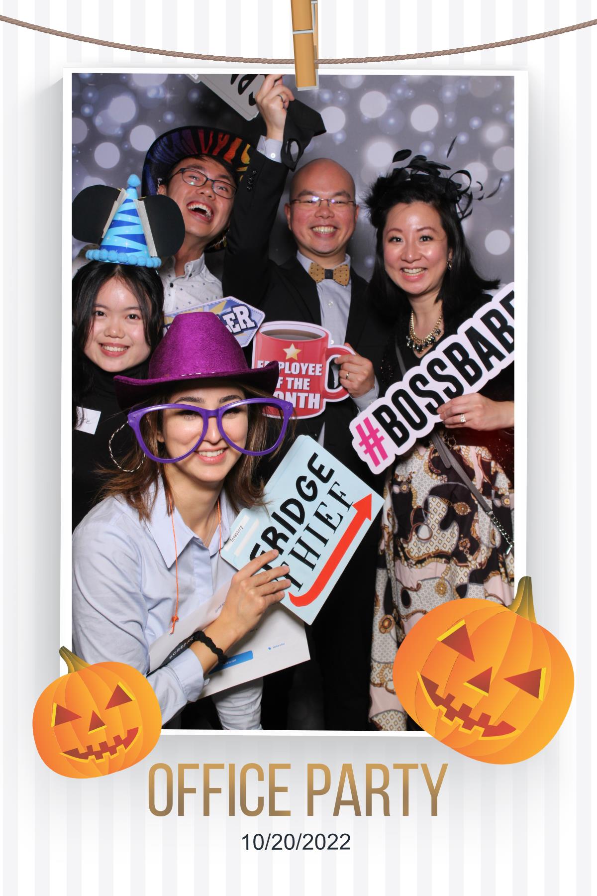 Halloween Office Party | View more photos from the event at gallery.myselfiemirror.ca/u/romanmyselfiemirrorca/Halloween-Office-Party