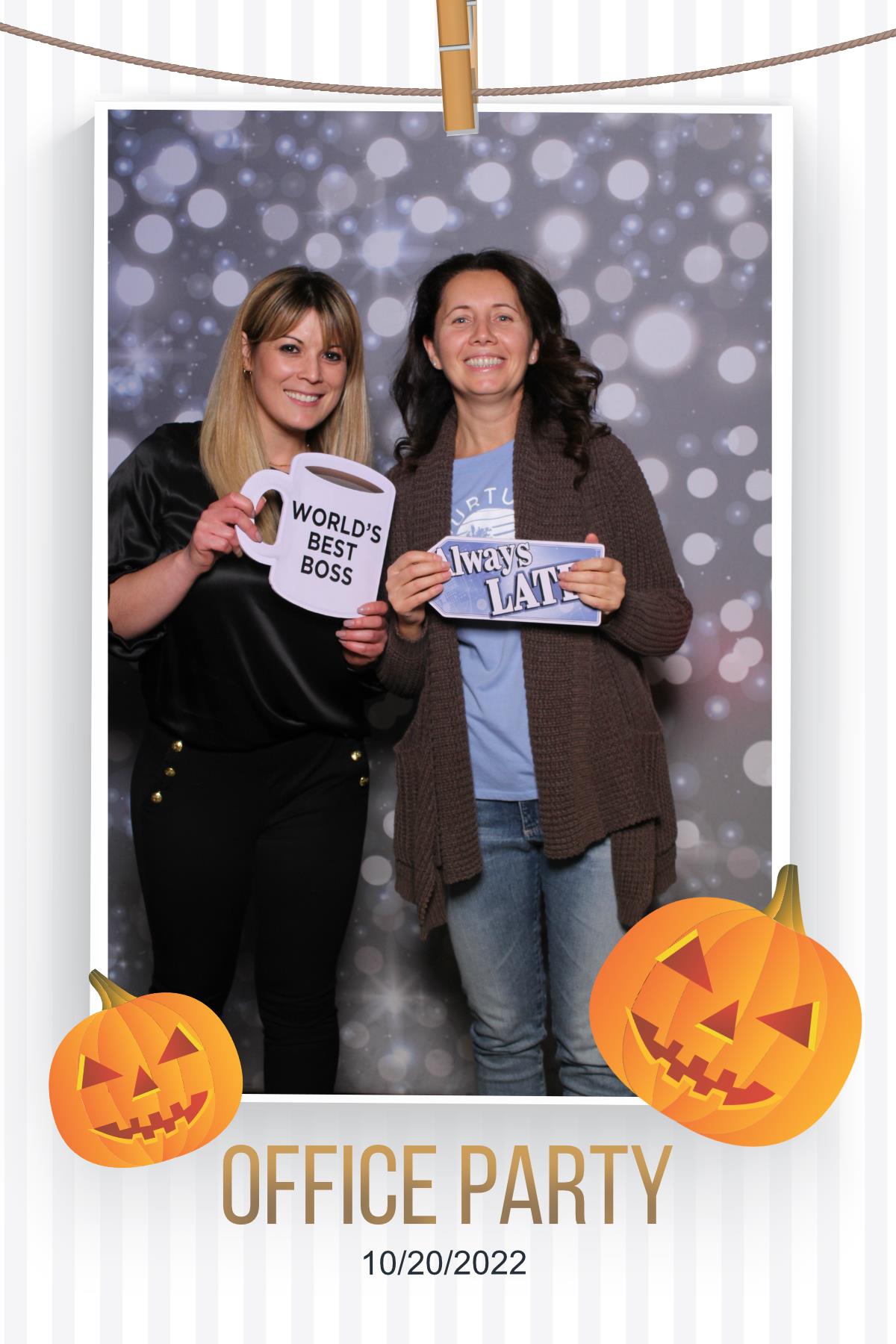 Halloween Office Party | View more photos from the event at gallery.myselfiemirror.ca/u/romanmyselfiemirrorca/Halloween-Office-Party
