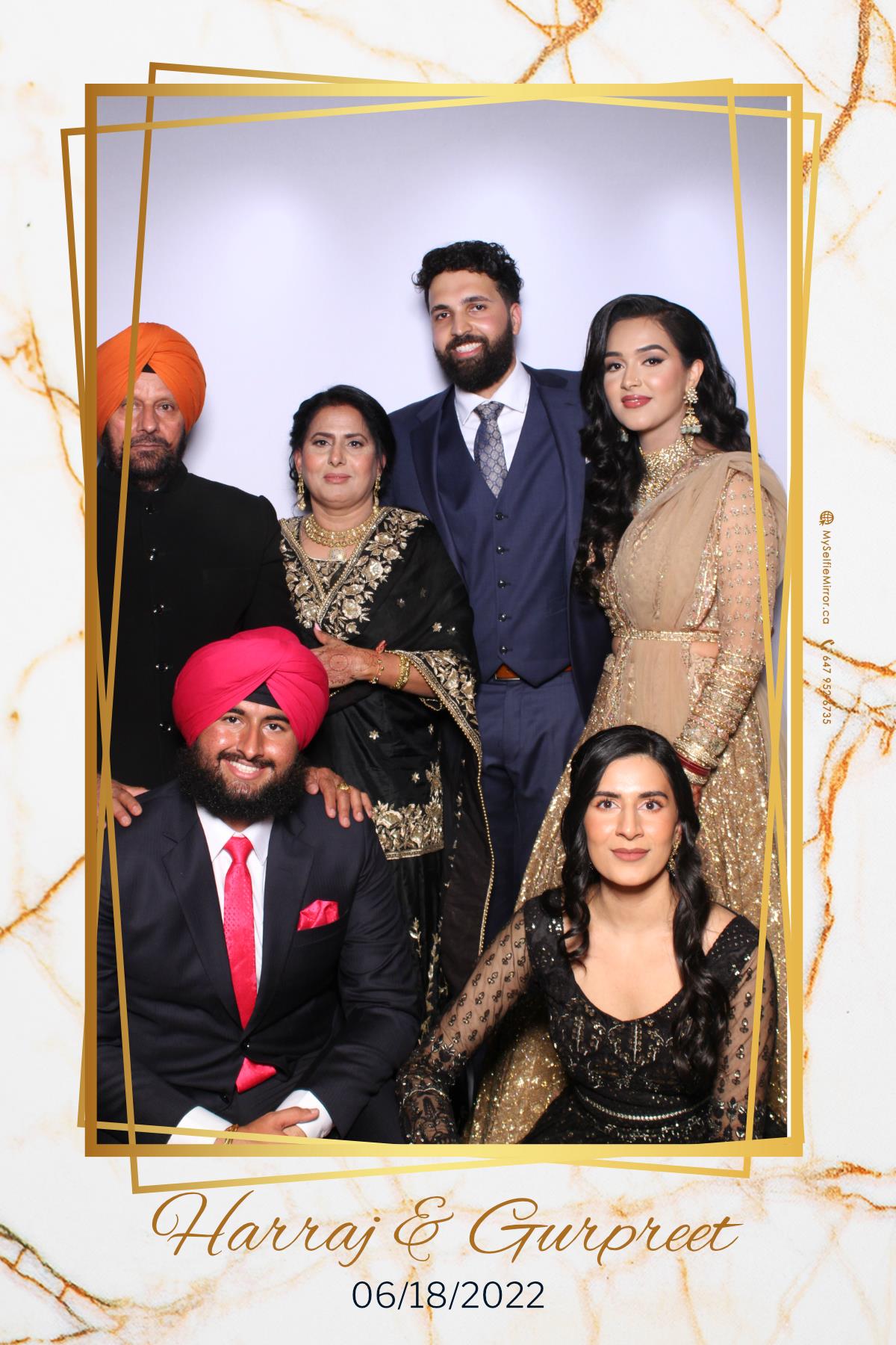 Harraj & Gurpreet | View more photos from the event at gallery.myselfiemirror.ca/u/romanmyselfiemirrorca/Harraj-Gurpreet
