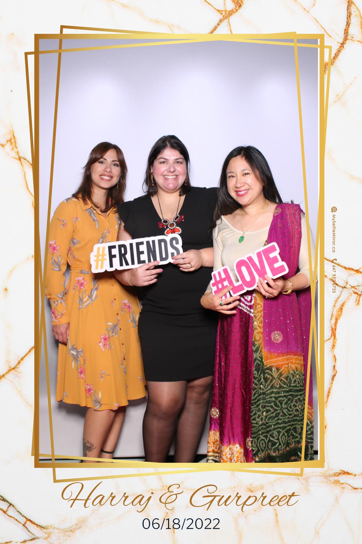 Harraj & Gurpreet | View more photos from the event at gallery.myselfiemirror.ca/u/romanmyselfiemirrorca/Harraj-Gurpreet