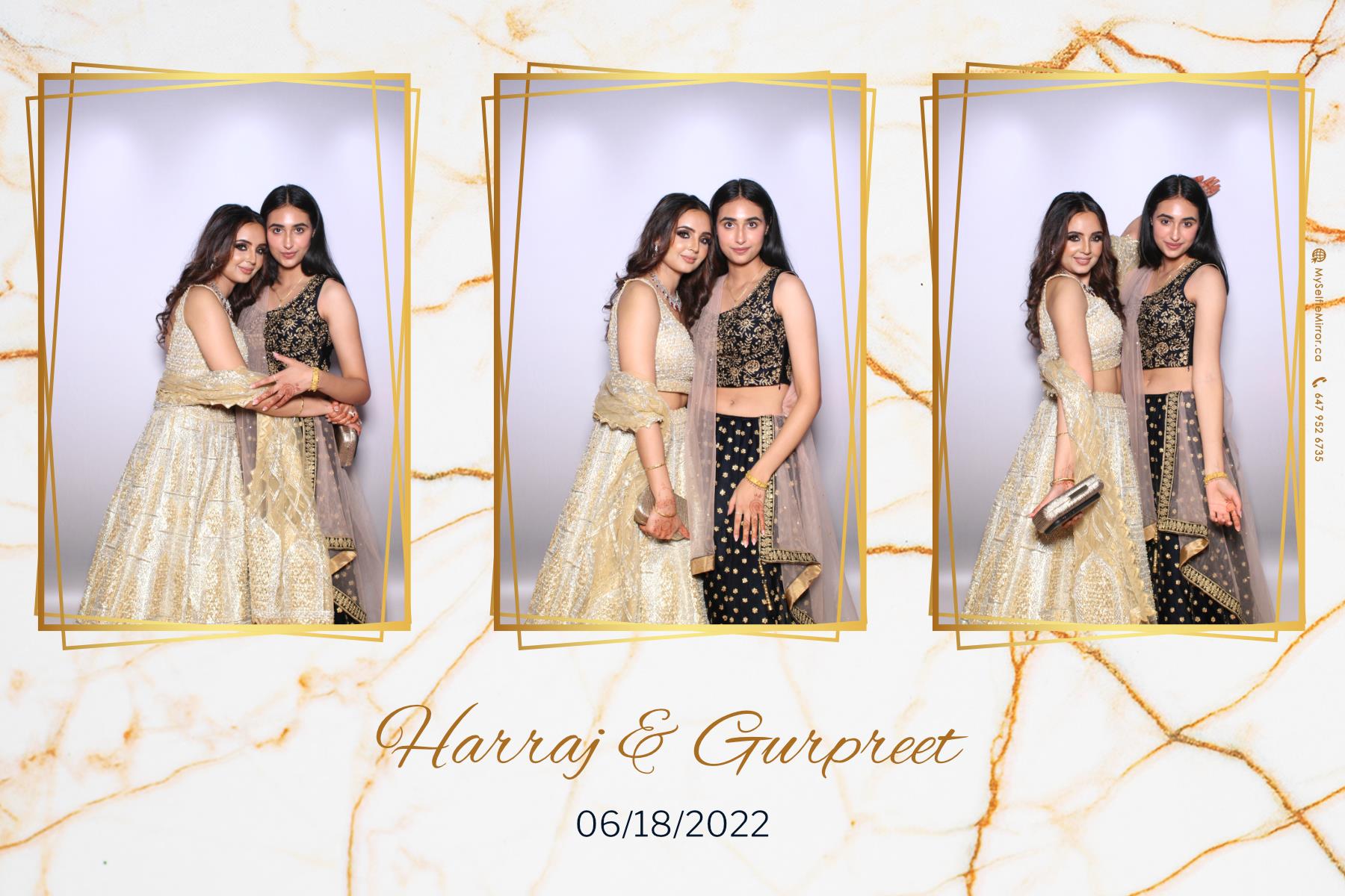 Harraj & Gurpreet | View more photos from the event at gallery.myselfiemirror.ca/u/romanmyselfiemirrorca/Harraj-Gurpreet