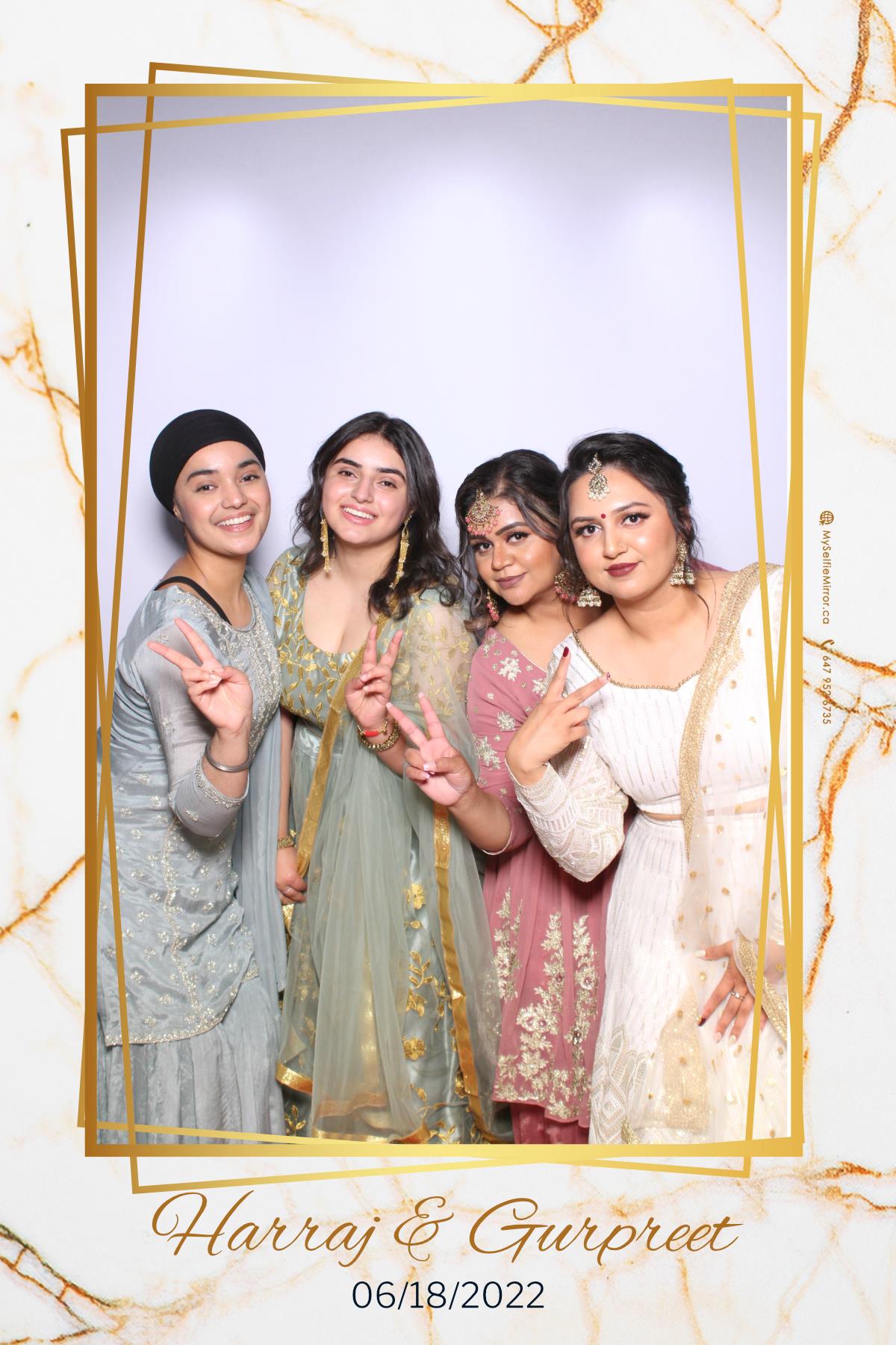 Harraj & Gurpreet | View more photos from the event at gallery.myselfiemirror.ca/u/romanmyselfiemirrorca/Harraj-Gurpreet