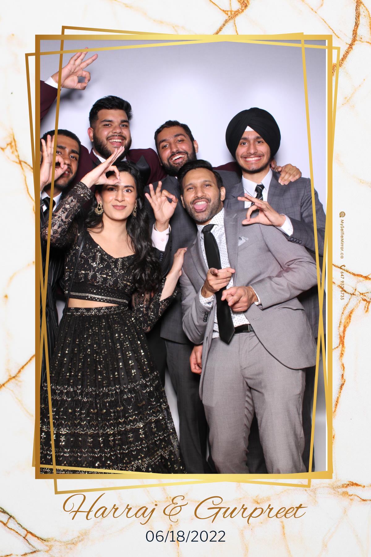 Harraj & Gurpreet | View more photos from the event at gallery.myselfiemirror.ca/u/romanmyselfiemirrorca/Harraj-Gurpreet