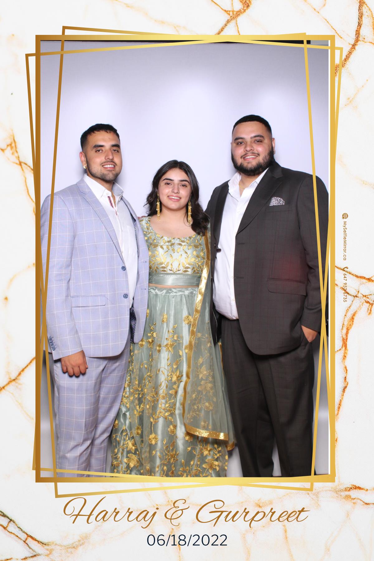 Harraj & Gurpreet | View more photos from the event at gallery.myselfiemirror.ca/u/romanmyselfiemirrorca/Harraj-Gurpreet