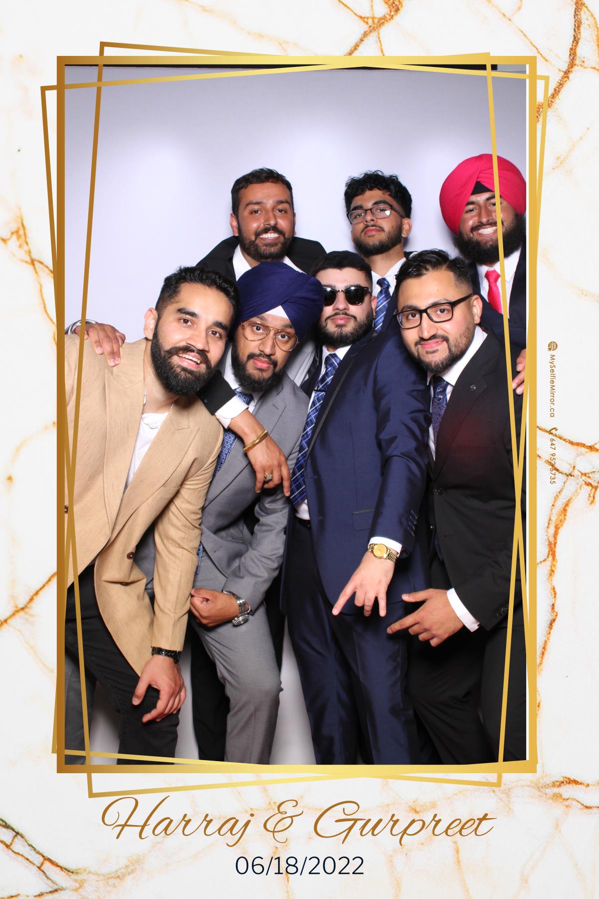 Harraj & Gurpreet | View more photos from the event at gallery.myselfiemirror.ca/u/romanmyselfiemirrorca/Harraj-Gurpreet