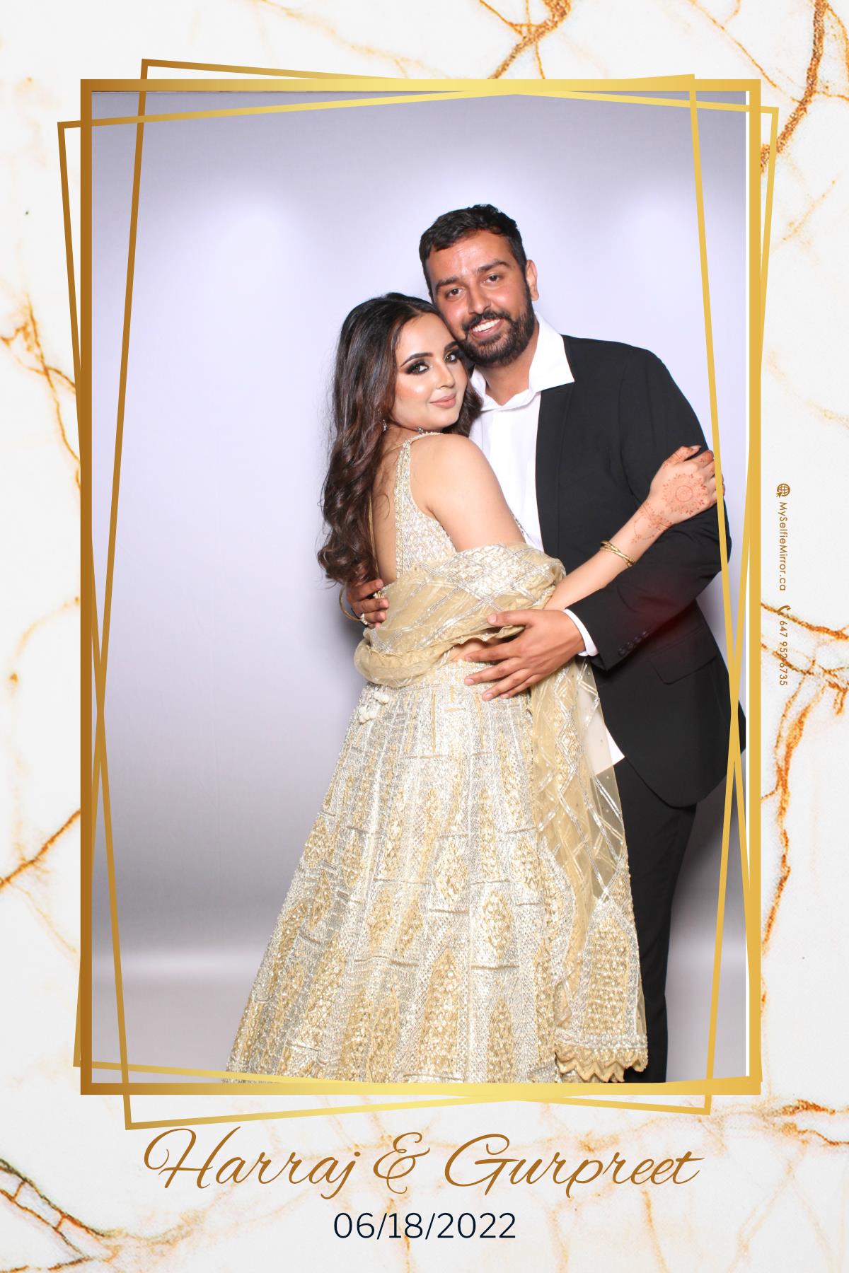 Harraj & Gurpreet | View more photos from the event at gallery.myselfiemirror.ca/u/romanmyselfiemirrorca/Harraj-Gurpreet