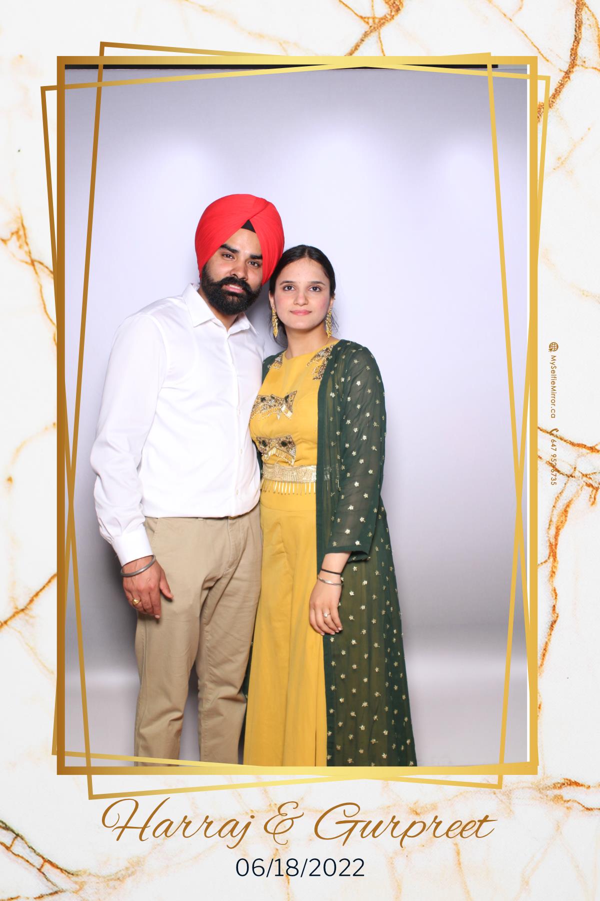 Harraj & Gurpreet | View more photos from the event at gallery.myselfiemirror.ca/u/romanmyselfiemirrorca/Harraj-Gurpreet