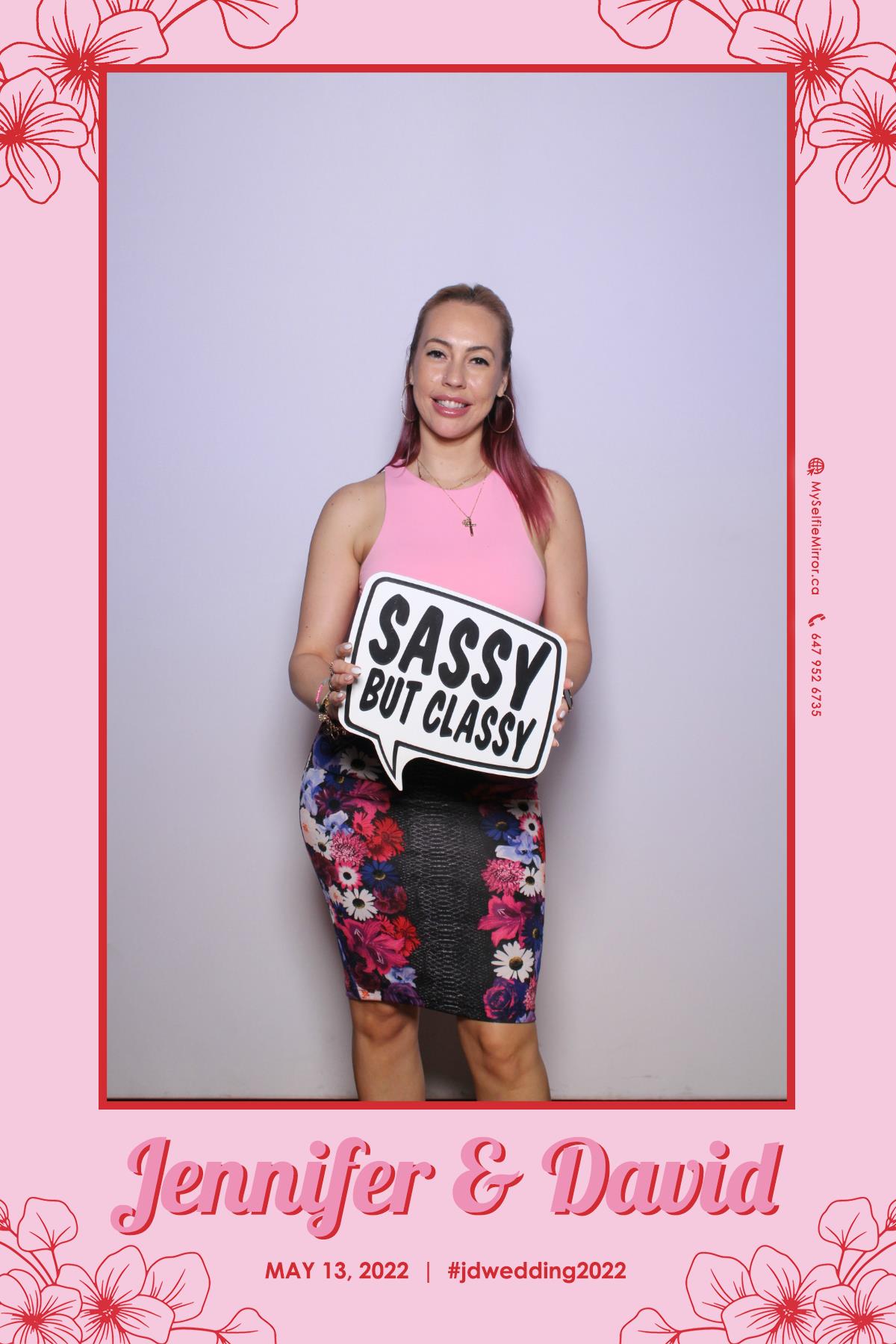 Jenn & David | View more photos from the event at gallery.myselfiemirror.ca/u/romanmyselfiemirrorca/Jenn-David