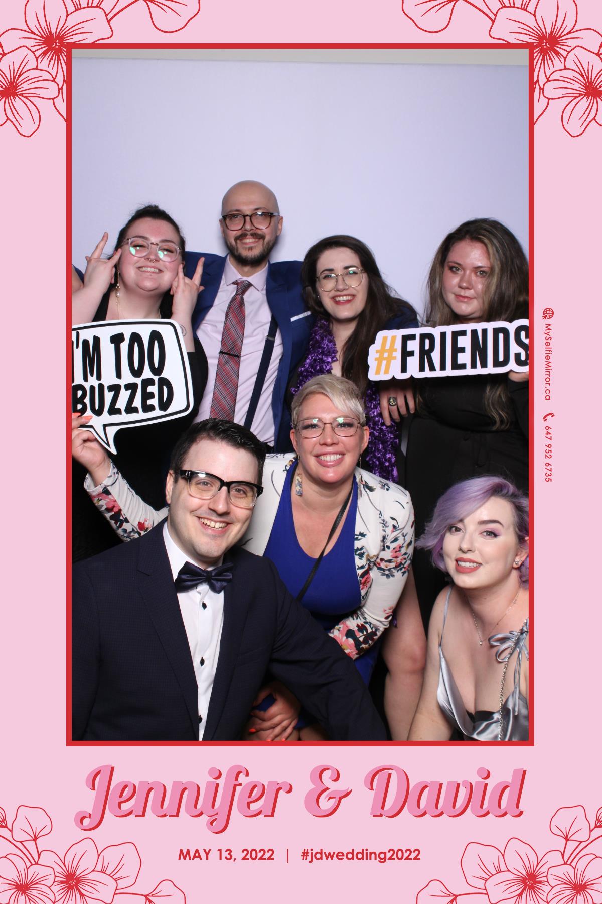 Jenn & David | View more photos from the event at gallery.myselfiemirror.ca/u/romanmyselfiemirrorca/Jenn-David