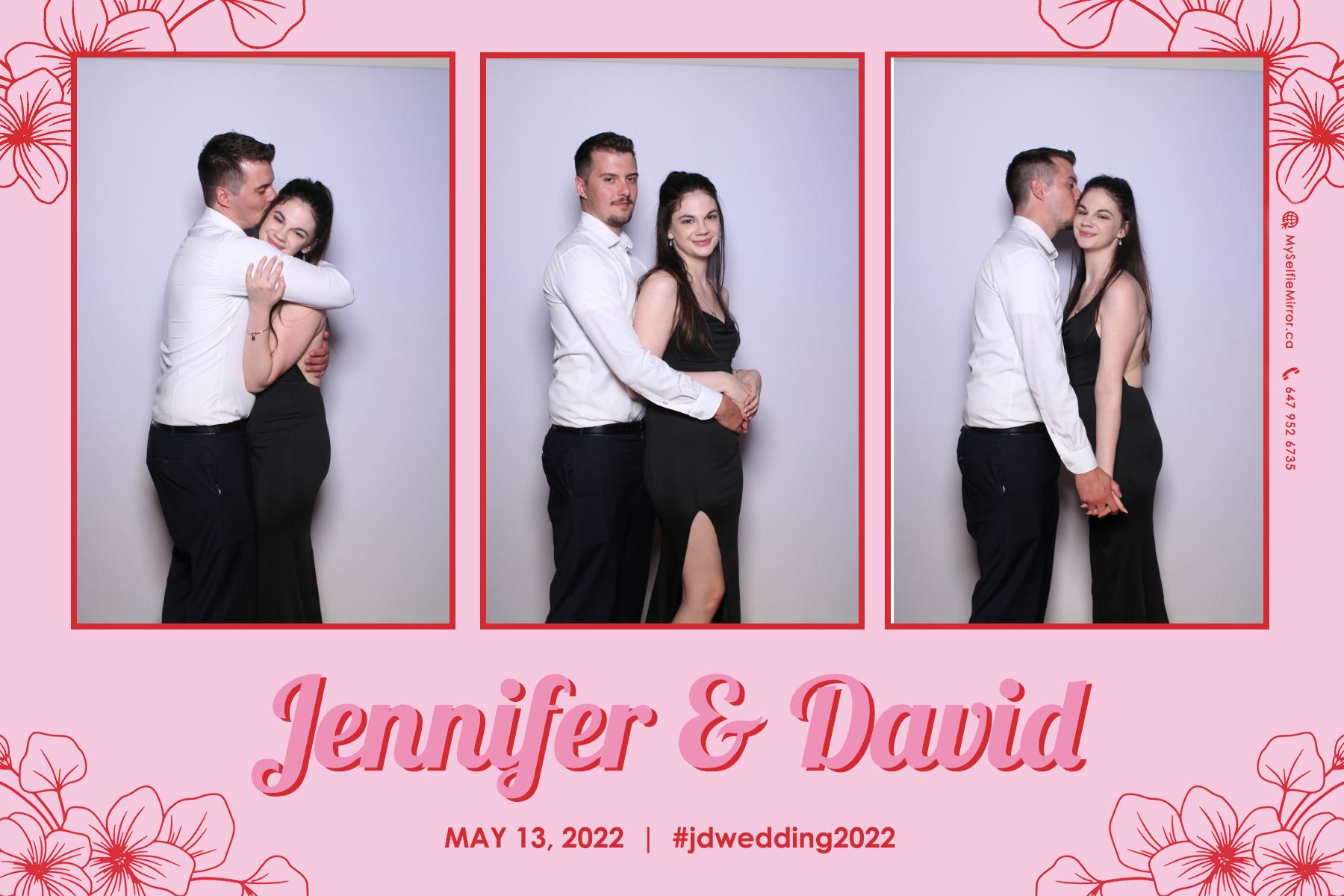 Jenn & David | View more photos from the event at gallery.myselfiemirror.ca/u/romanmyselfiemirrorca/Jenn-David