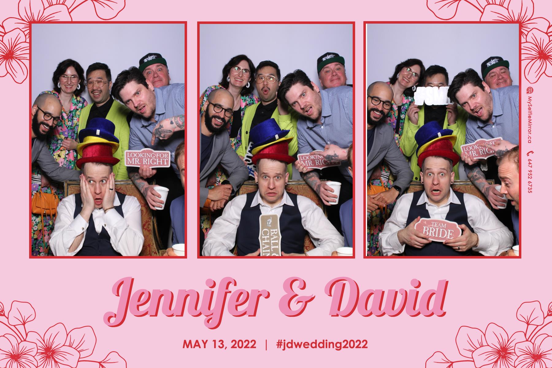 Jenn & David | View more photos from the event at gallery.myselfiemirror.ca/u/romanmyselfiemirrorca/Jenn-David