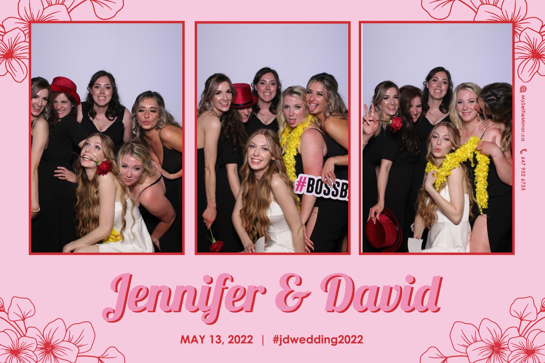 Jenn & David | View more photos from the event at gallery.myselfiemirror.ca/u/romanmyselfiemirrorca/Jenn-David