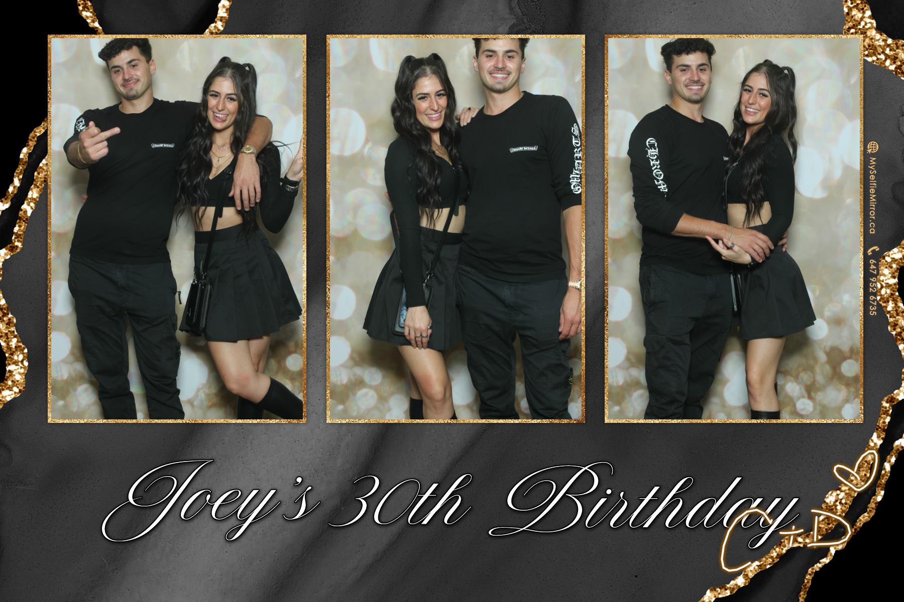 Joey's 30th Birthday | View more photos from the event at gallery.myselfiemirror.ca/u/romanmyselfiemirrorca/Joeys-30th-Birthday
