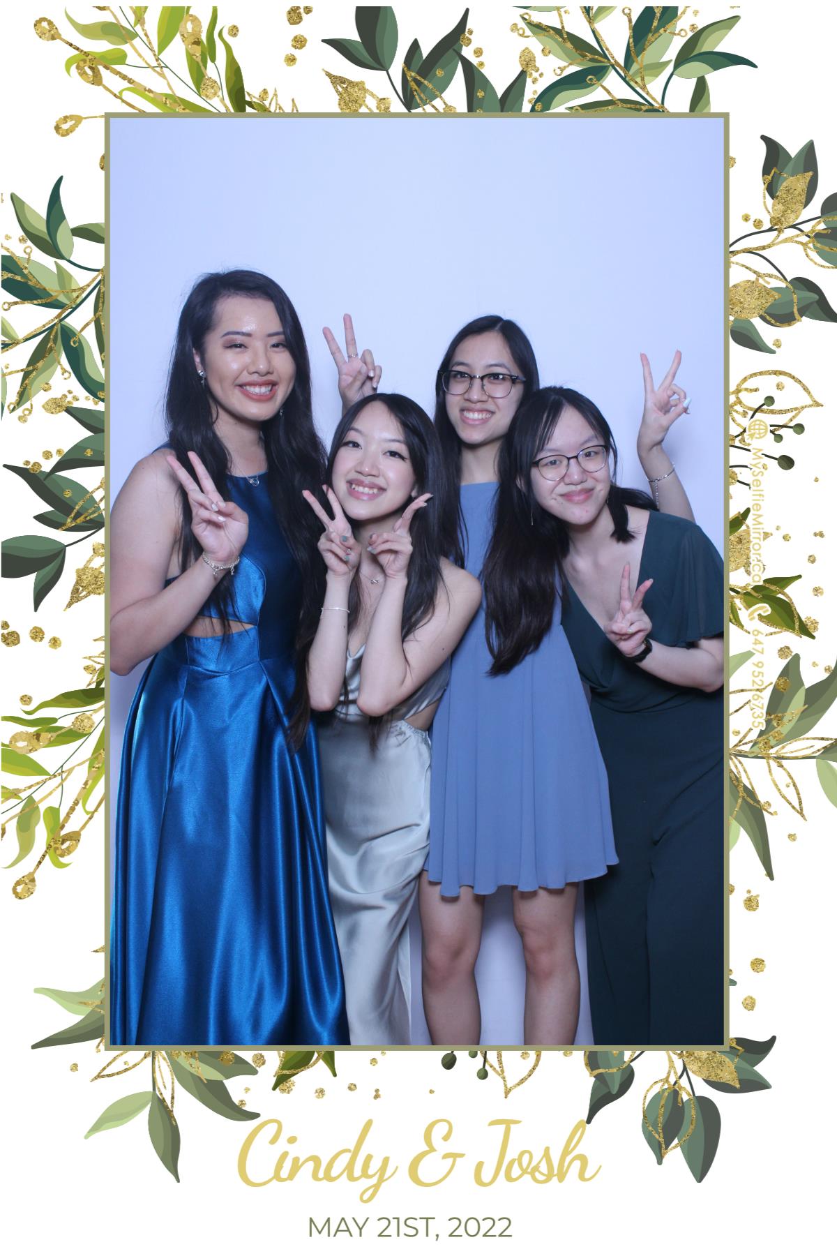 Josh & Cindy | View more photos from the event at gallery.myselfiemirror.ca/u/romanmyselfiemirrorca/Josh-Cindy