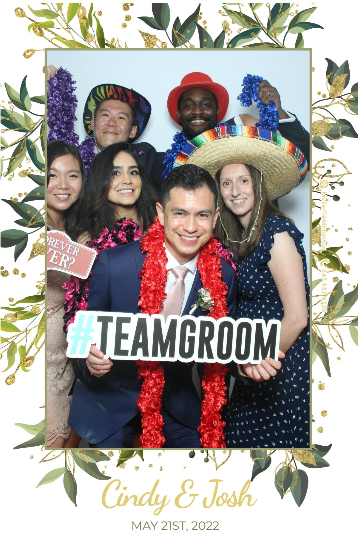 Josh & Cindy | View more photos from the event at gallery.myselfiemirror.ca/u/romanmyselfiemirrorca/Josh-Cindy