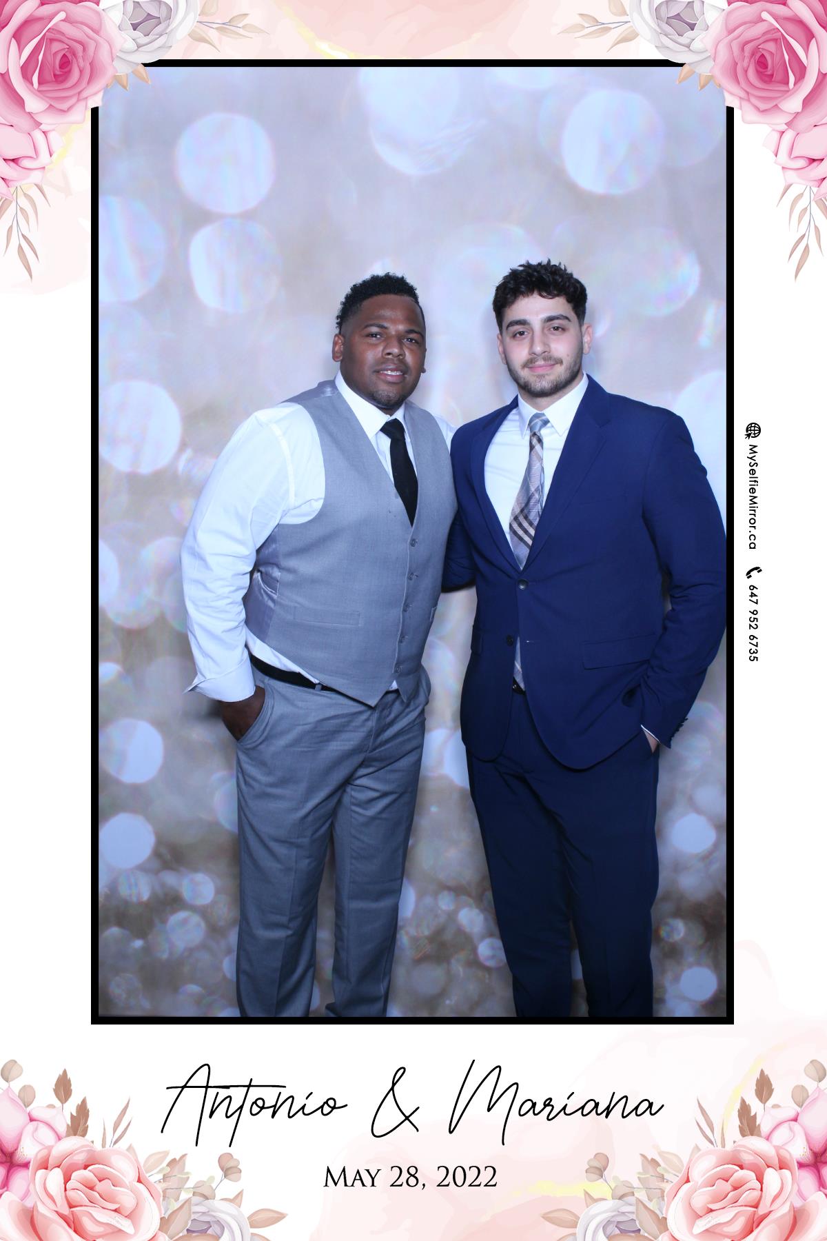 Mariana & Tony | View more photos from the event at gallery.myselfiemirror.ca/u/romanmyselfiemirrorca/Mariana-Tony