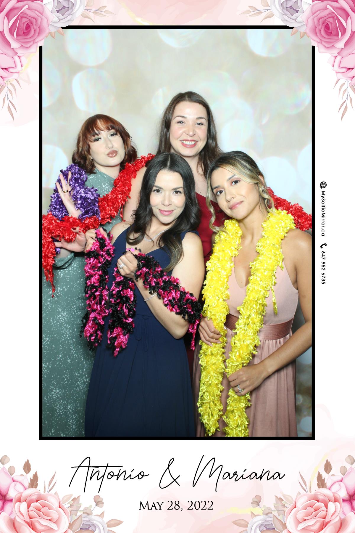 Mariana & Tony | View more photos from the event at gallery.myselfiemirror.ca/u/romanmyselfiemirrorca/Mariana-Tony