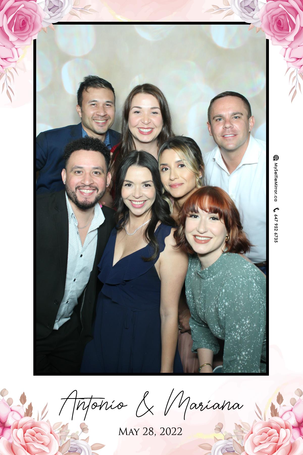 Mariana & Tony | View more photos from the event at gallery.myselfiemirror.ca/u/romanmyselfiemirrorca/Mariana-Tony