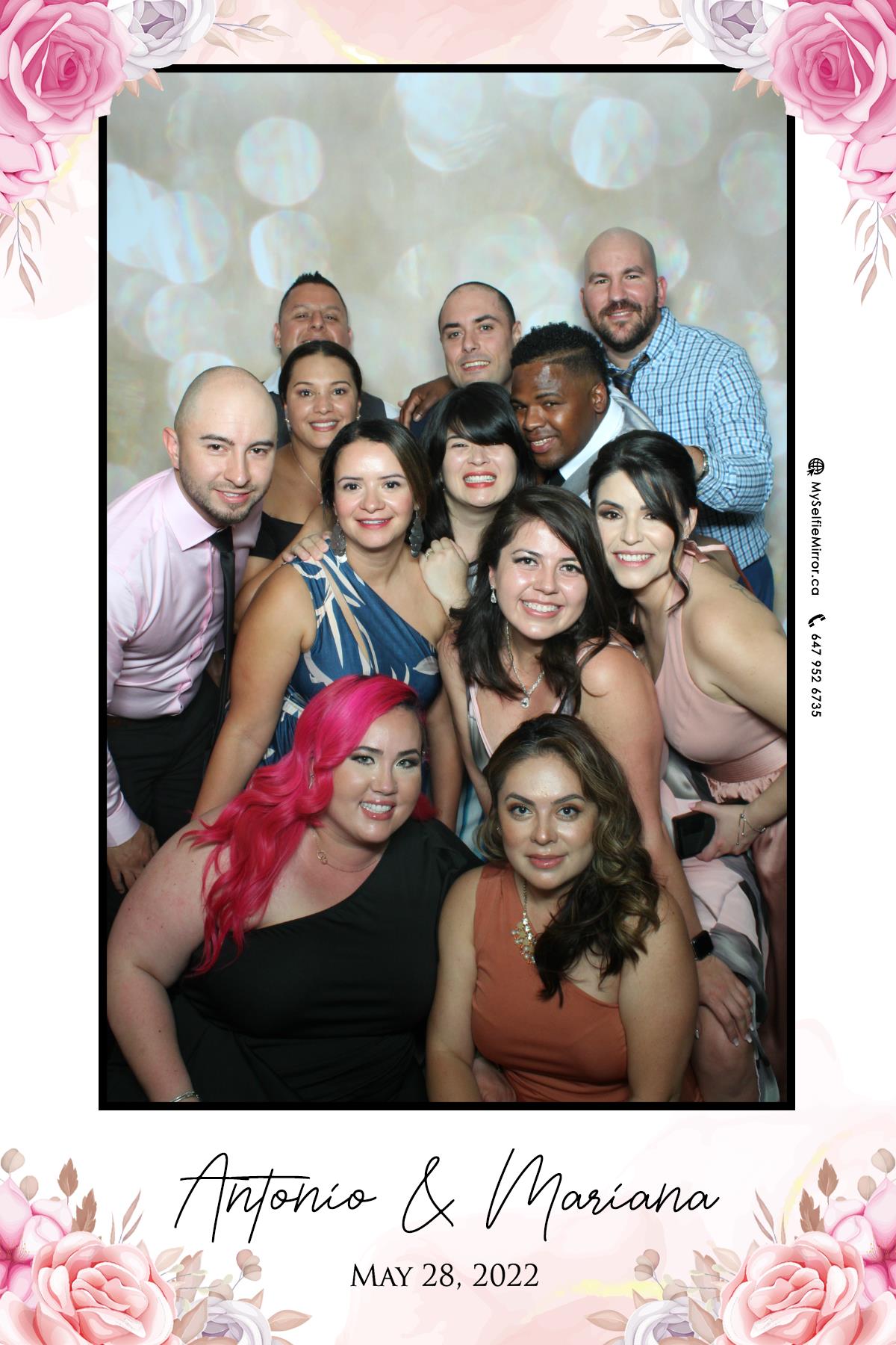 Mariana & Tony | View more photos from the event at gallery.myselfiemirror.ca/u/romanmyselfiemirrorca/Mariana-Tony