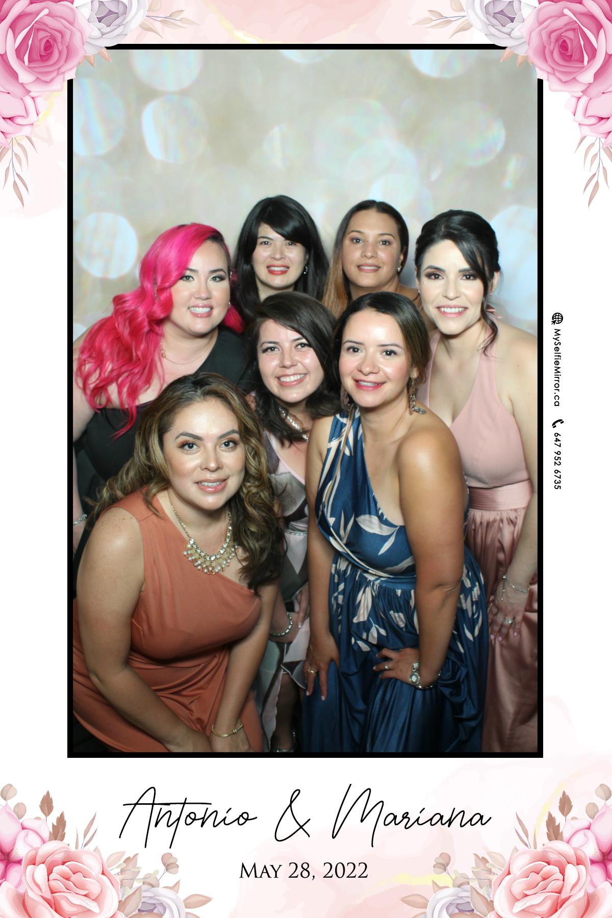 Mariana & Tony | View more photos from the event at gallery.myselfiemirror.ca/u/romanmyselfiemirrorca/Mariana-Tony