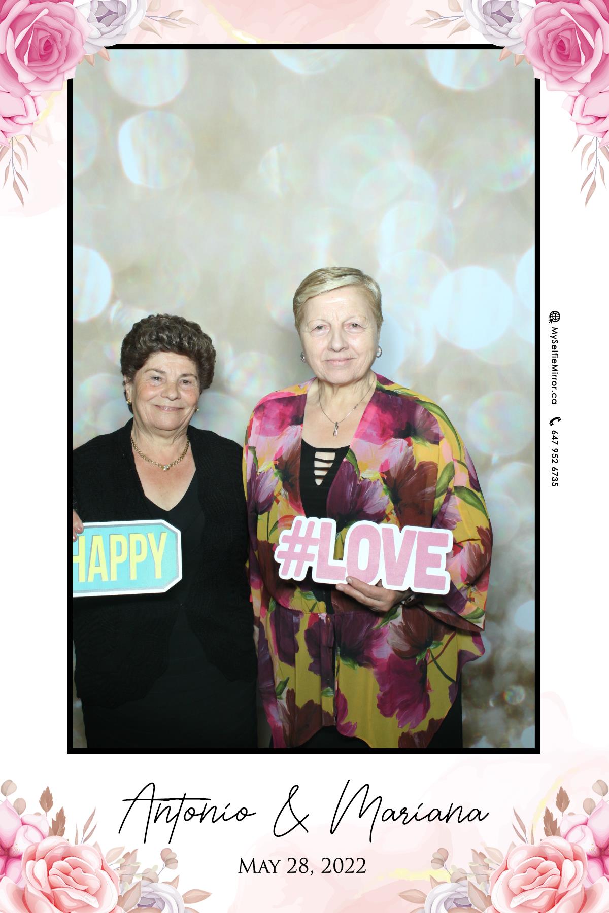 Mariana & Tony | View more photos from the event at gallery.myselfiemirror.ca/u/romanmyselfiemirrorca/Mariana-Tony