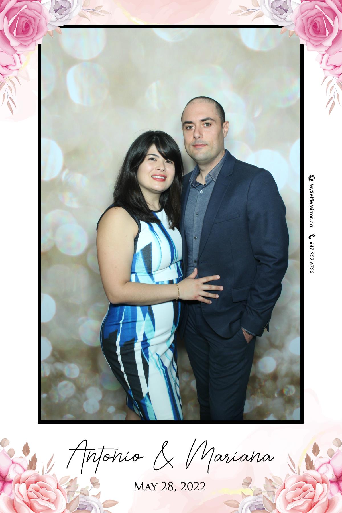 Mariana & Tony | View more photos from the event at gallery.myselfiemirror.ca/u/romanmyselfiemirrorca/Mariana-Tony