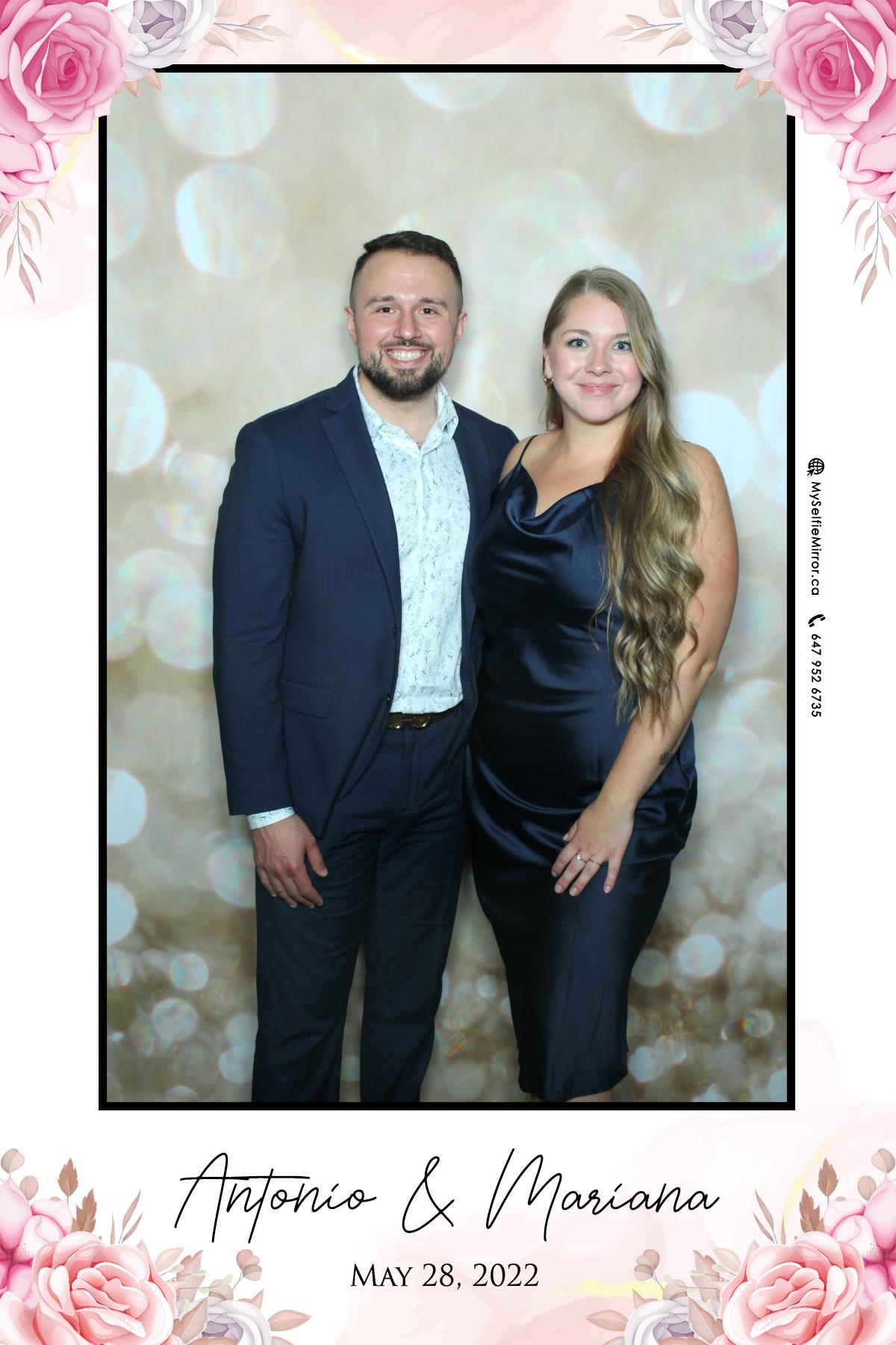 Mariana & Tony | View more photos from the event at gallery.myselfiemirror.ca/u/romanmyselfiemirrorca/Mariana-Tony