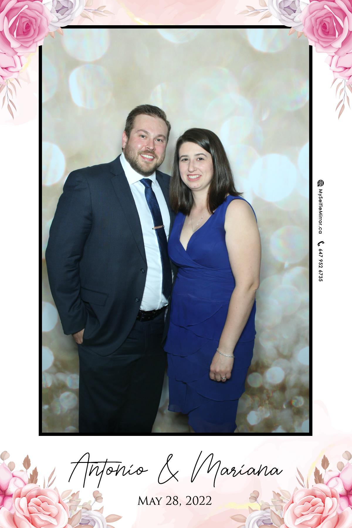 Mariana & Tony | View more photos from the event at gallery.myselfiemirror.ca/u/romanmyselfiemirrorca/Mariana-Tony