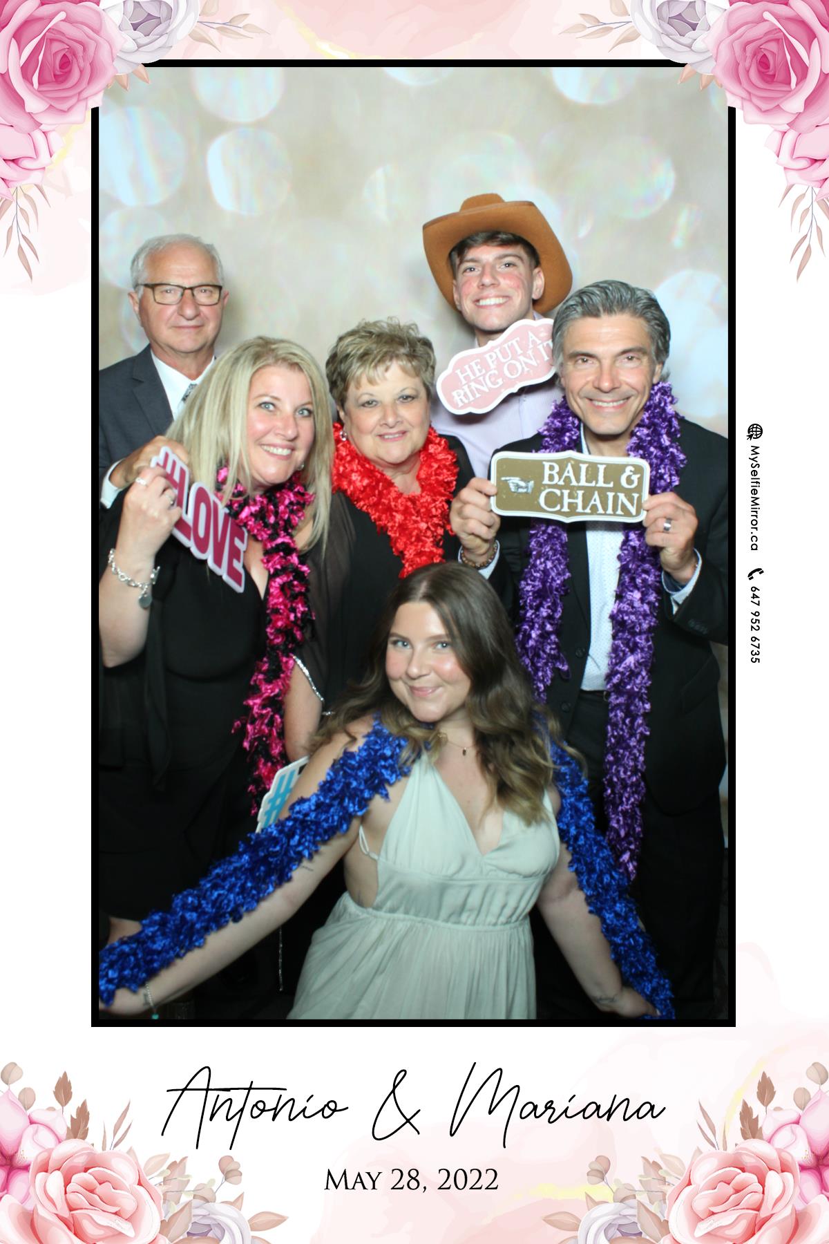 Mariana & Tony | View more photos from the event at gallery.myselfiemirror.ca/u/romanmyselfiemirrorca/Mariana-Tony