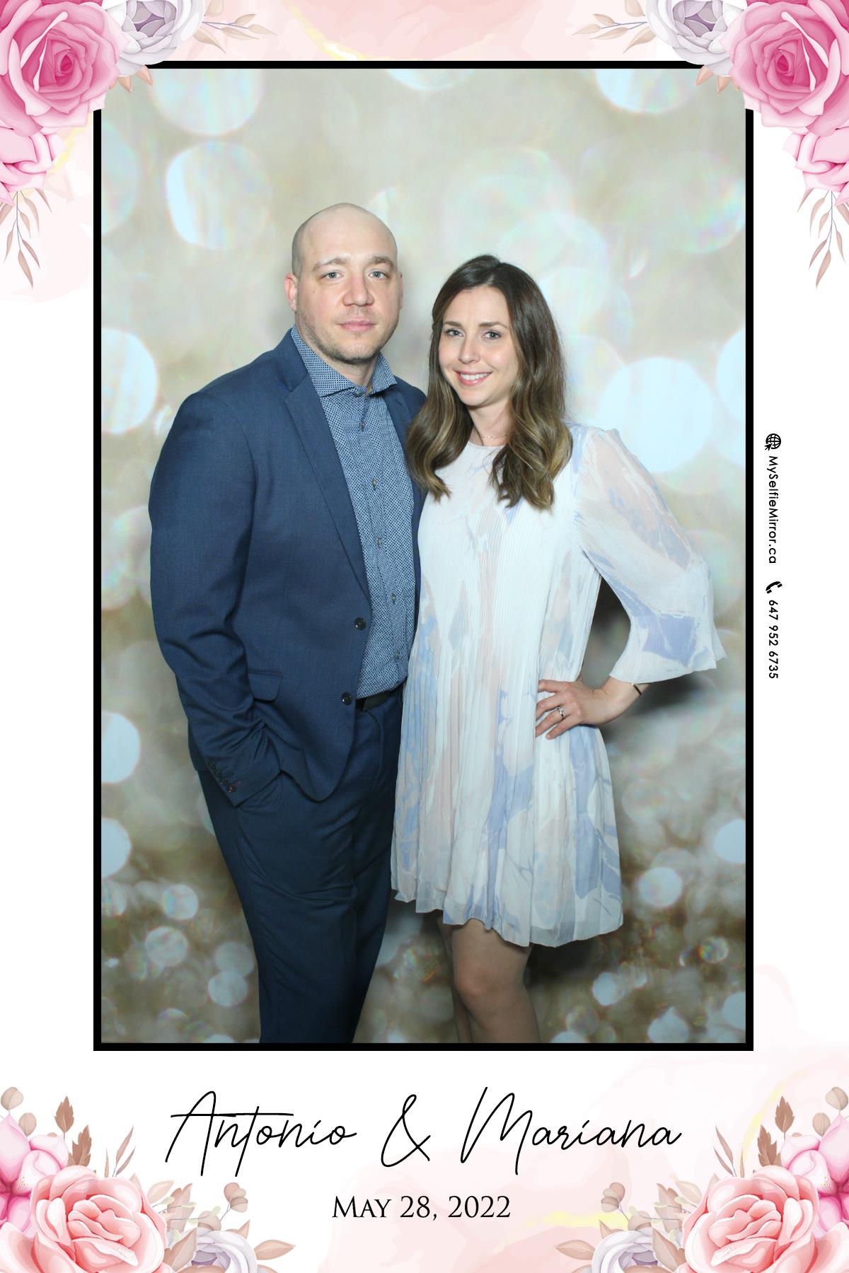 Mariana & Tony | View more photos from the event at gallery.myselfiemirror.ca/u/romanmyselfiemirrorca/Mariana-Tony