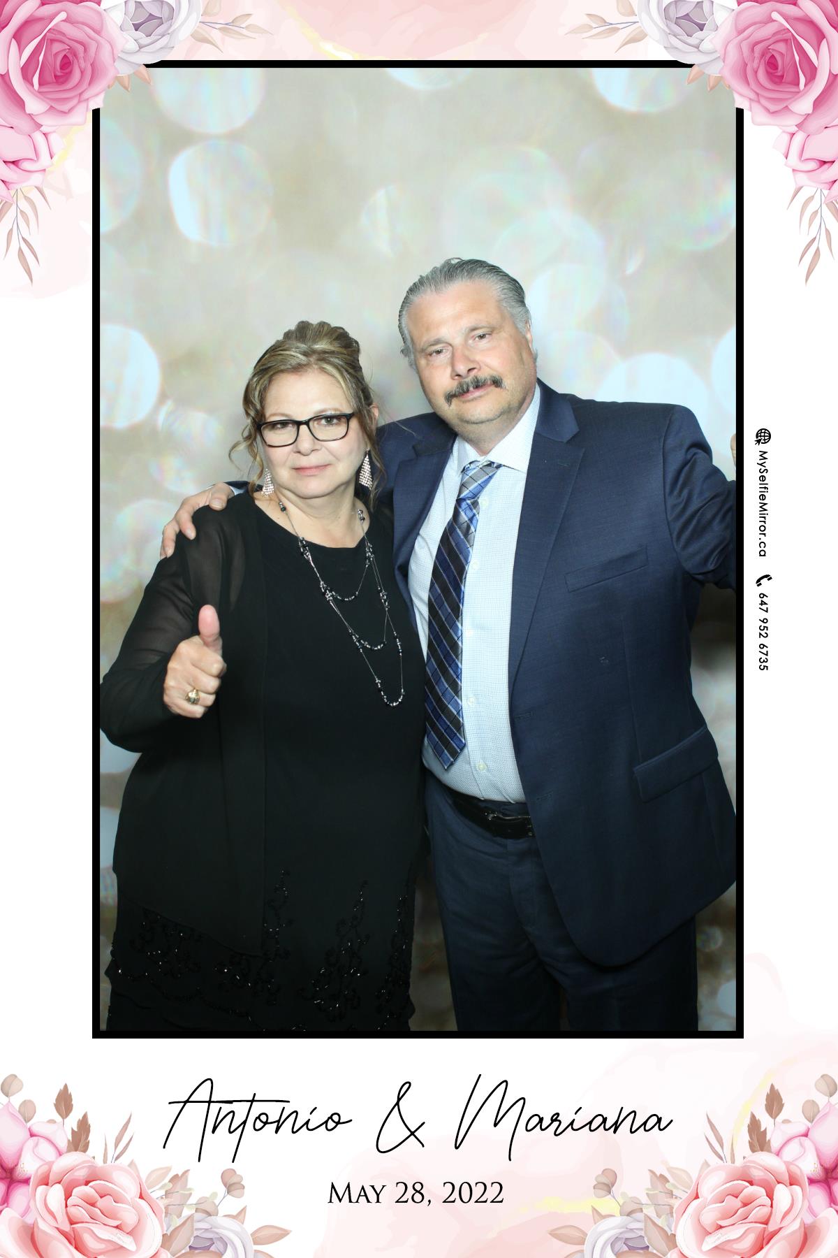 Mariana & Tony | View more photos from the event at gallery.myselfiemirror.ca/u/romanmyselfiemirrorca/Mariana-Tony