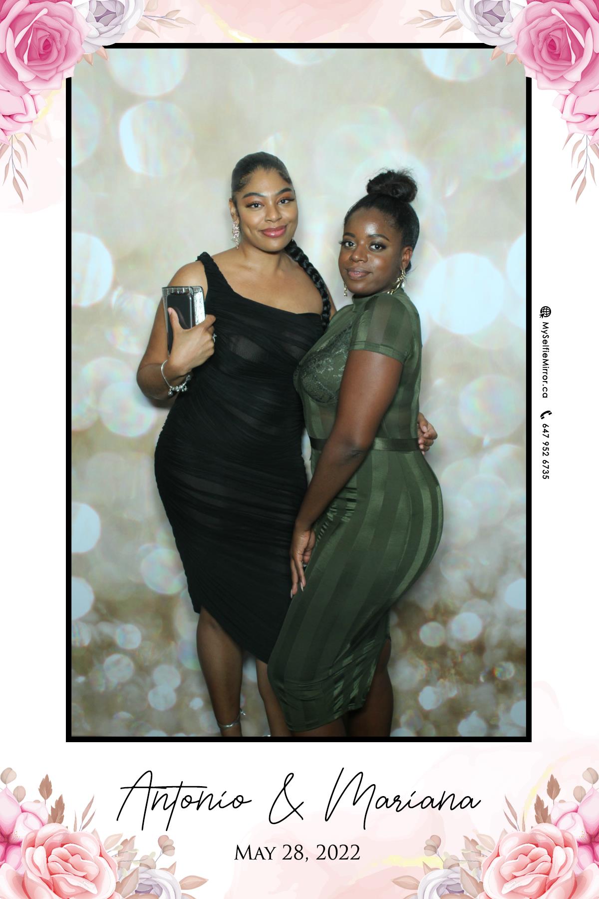 Mariana & Tony | View more photos from the event at gallery.myselfiemirror.ca/u/romanmyselfiemirrorca/Mariana-Tony