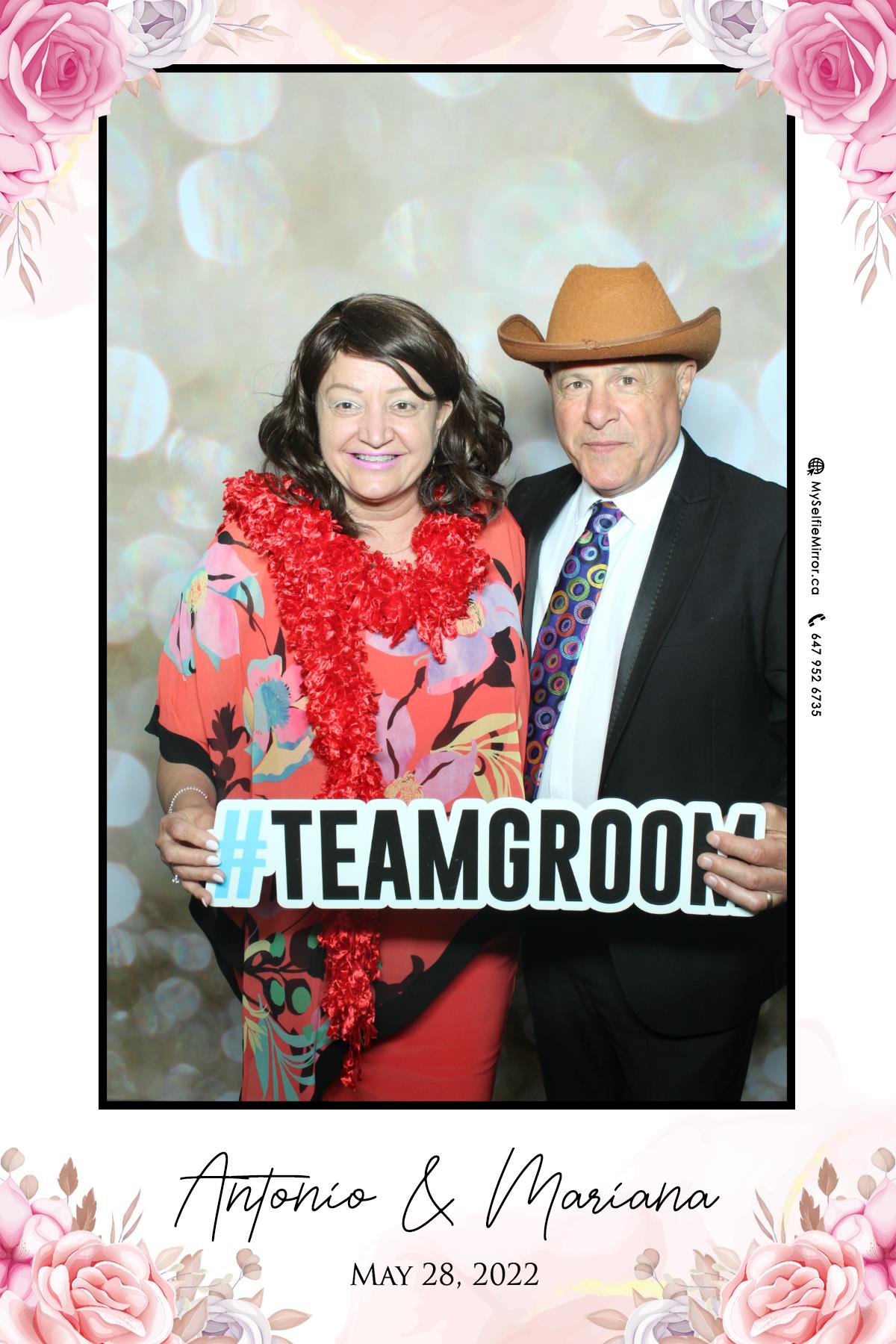 Mariana & Tony | View more photos from the event at gallery.myselfiemirror.ca/u/romanmyselfiemirrorca/Mariana-Tony