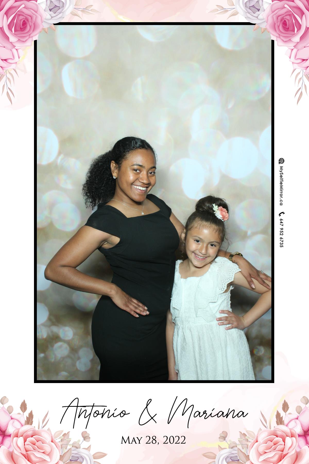 Mariana & Tony | View more photos from the event at gallery.myselfiemirror.ca/u/romanmyselfiemirrorca/Mariana-Tony